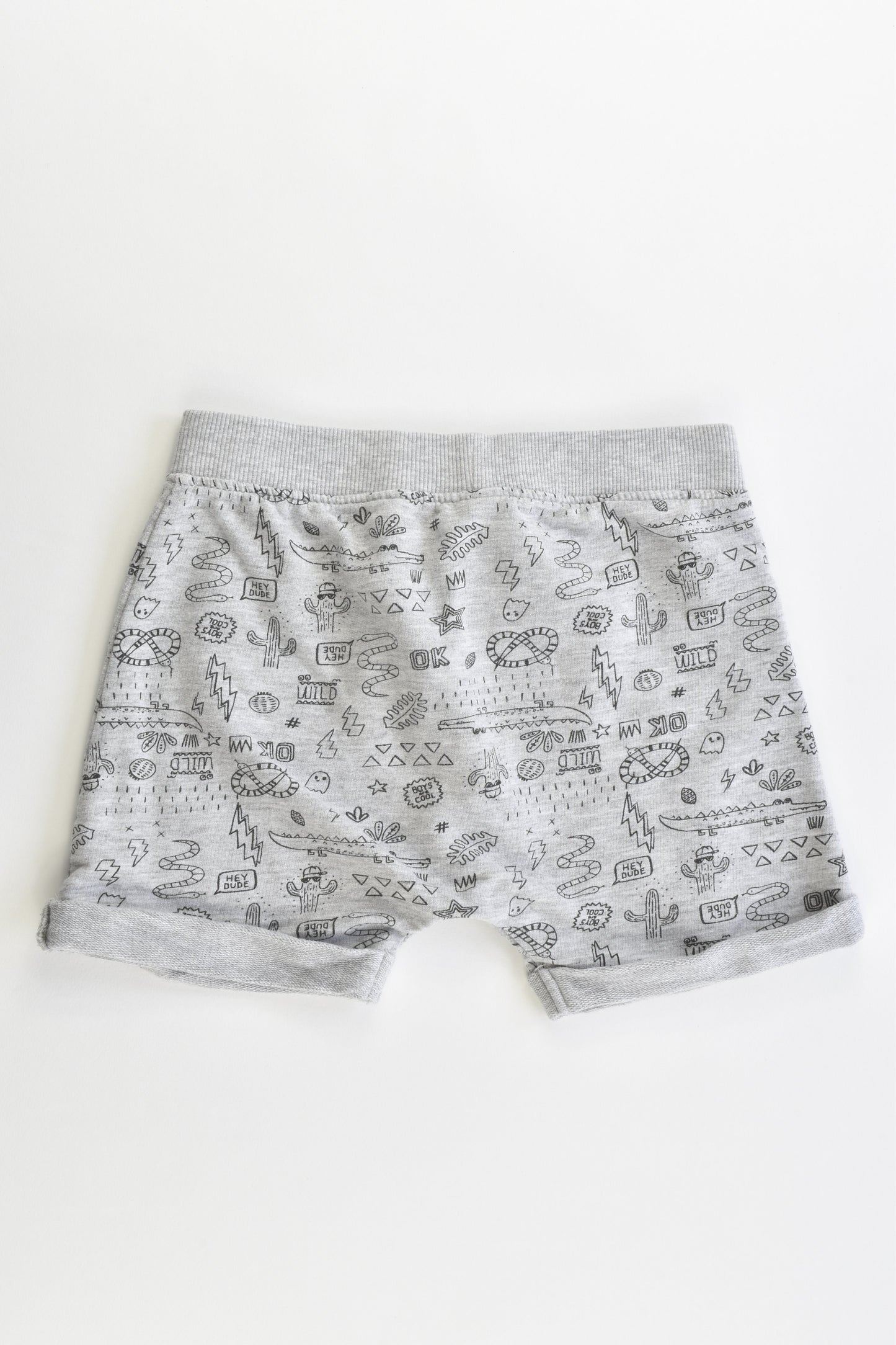 Dymples Size 2 Cactus and Crocodile Shorts