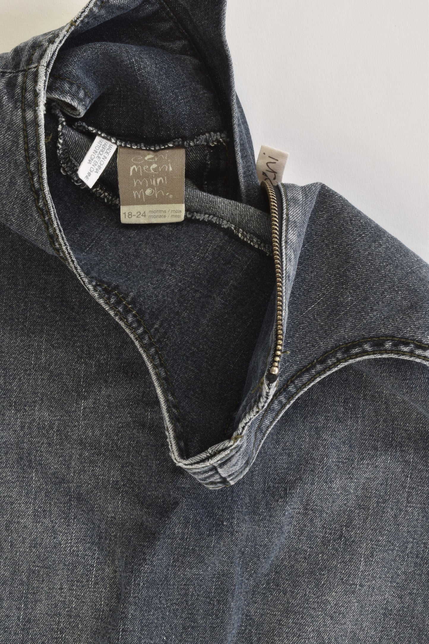 Eeni Meeni Miini Moh Size 2 (18-24 months) Soft Denim Dress