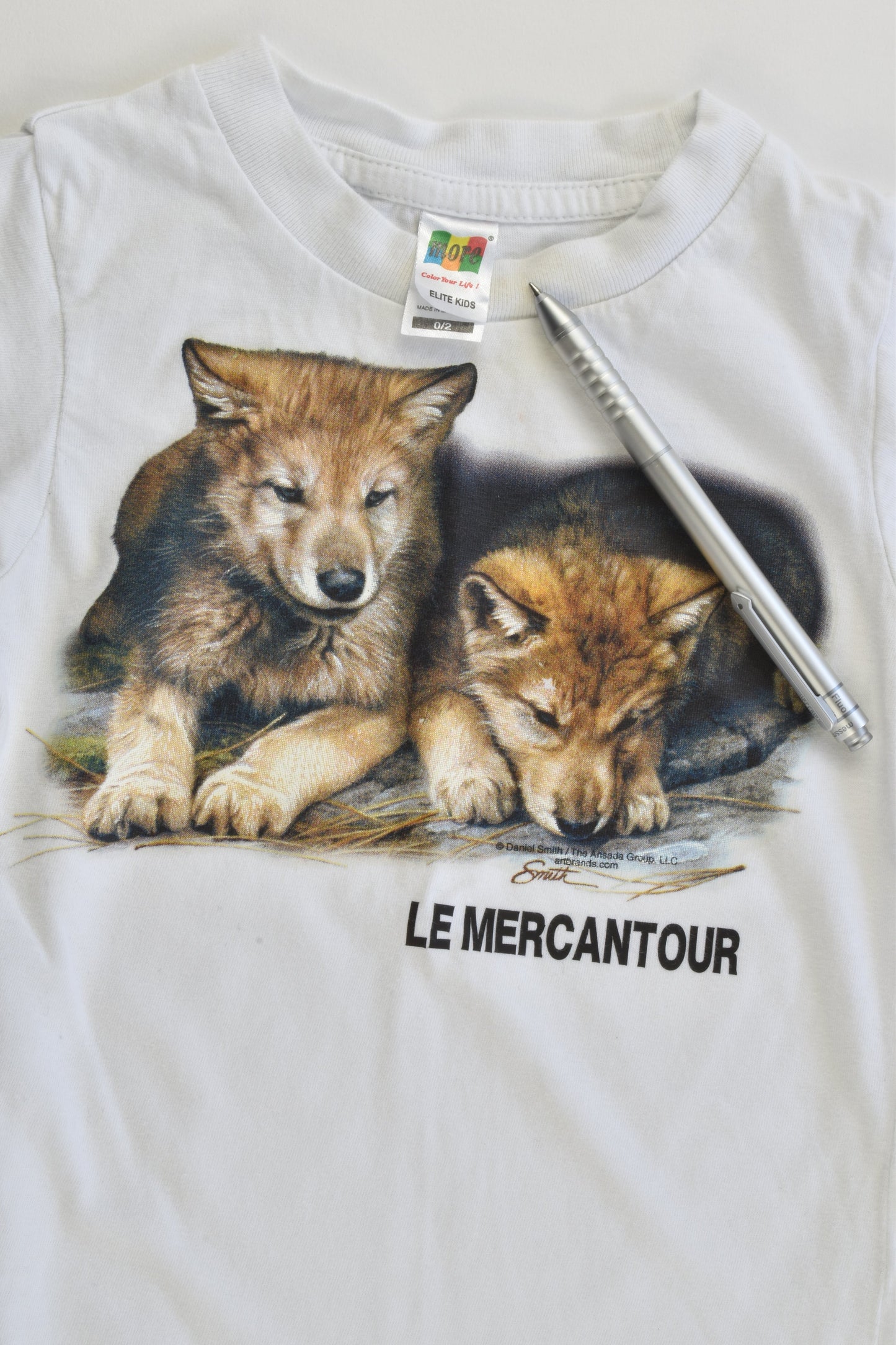 Elite Kids (France) Size 0 'Le Mercantour' Puppies T-shirt