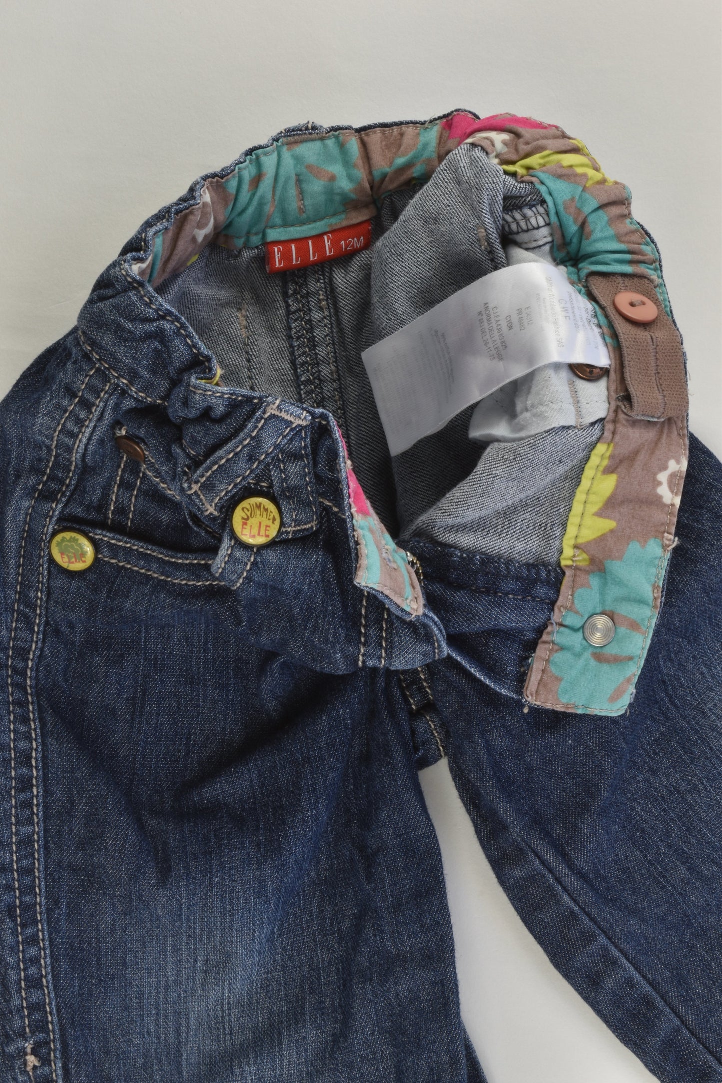 Elle Size 0 (12 months) Denim Pants