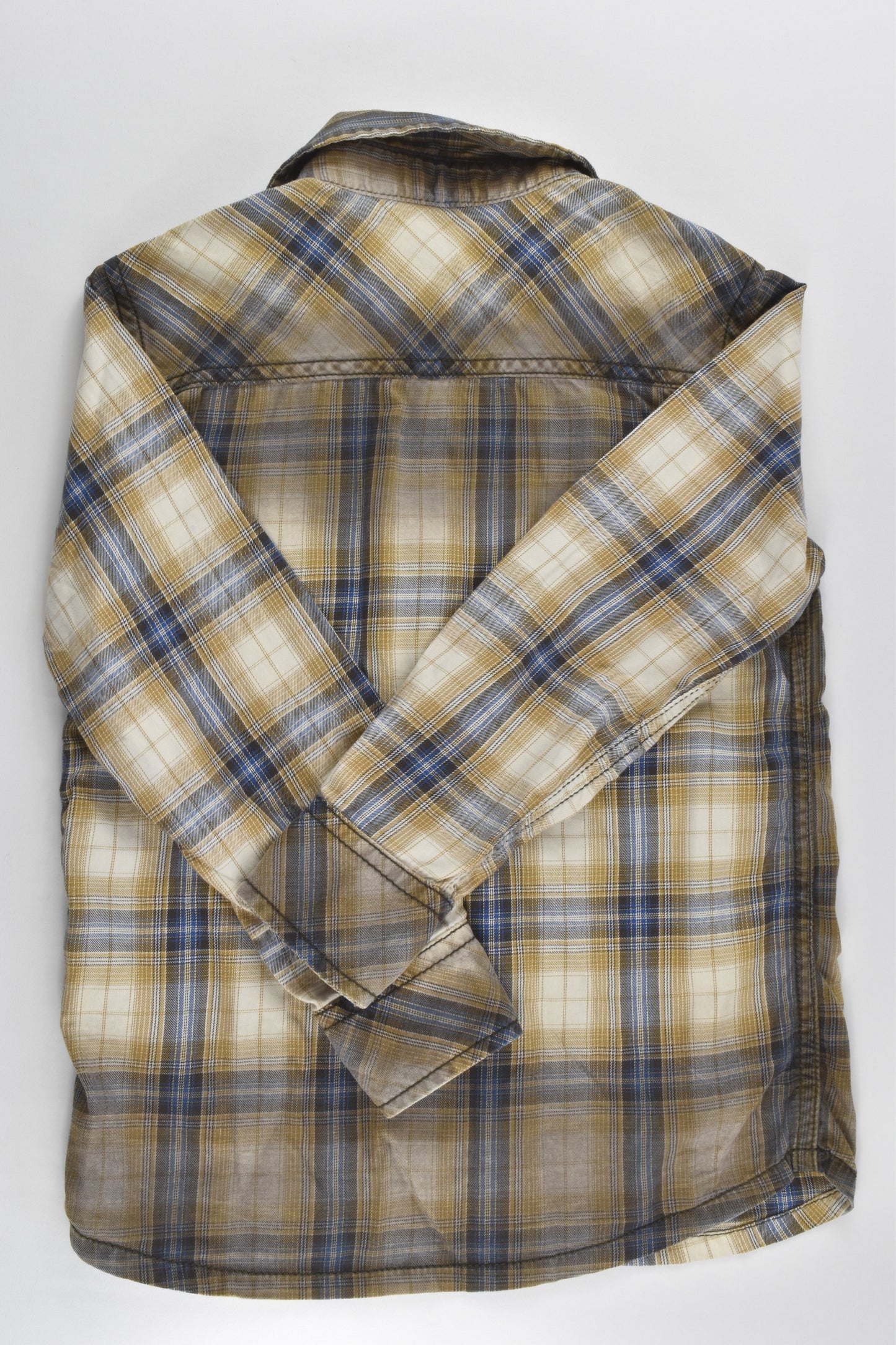 Esprit Size 4-5 (104-110 cm) Checked Collared Shirt