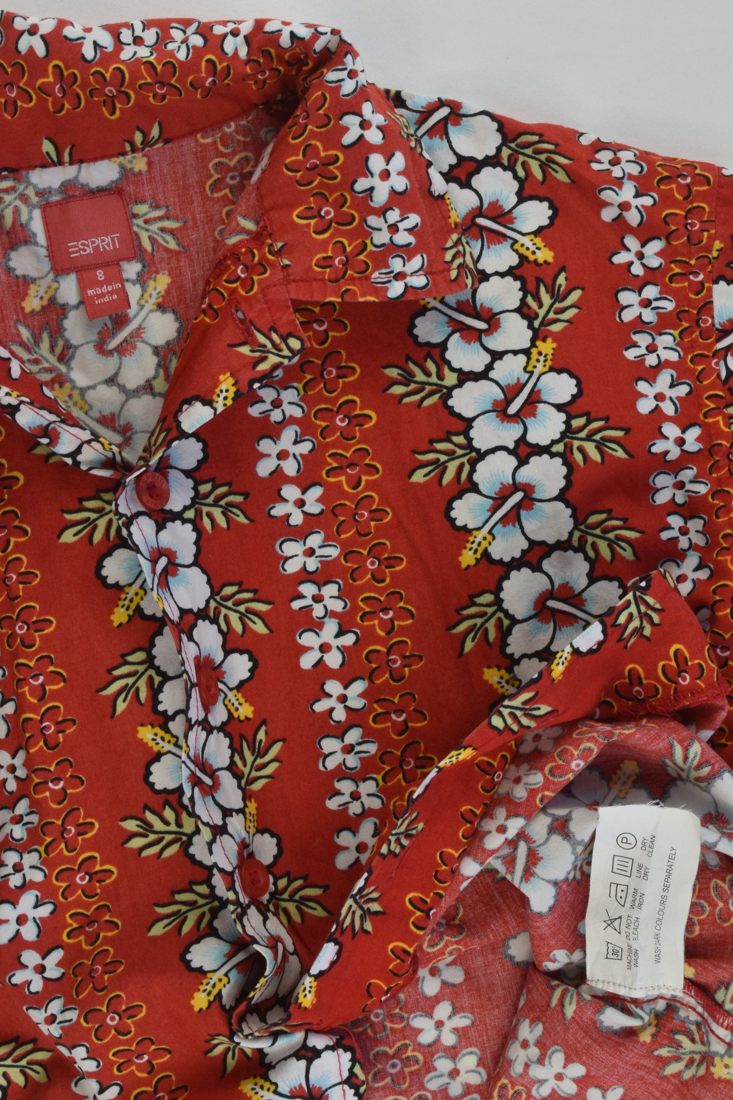 Esprit Size 8 Hawaii Style Shirt