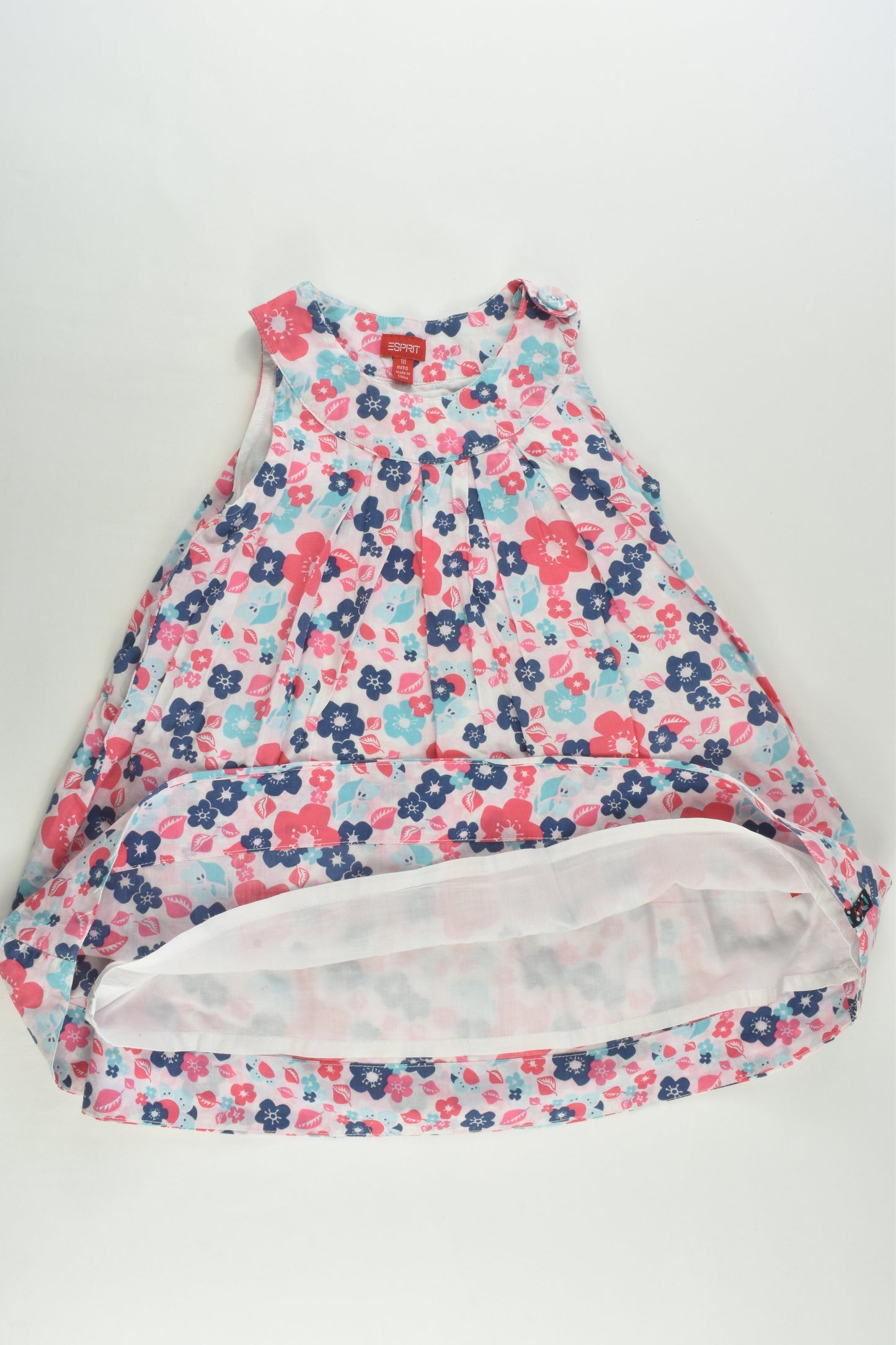 Esprot Size 1 (18 months) Lined Floral Dress
