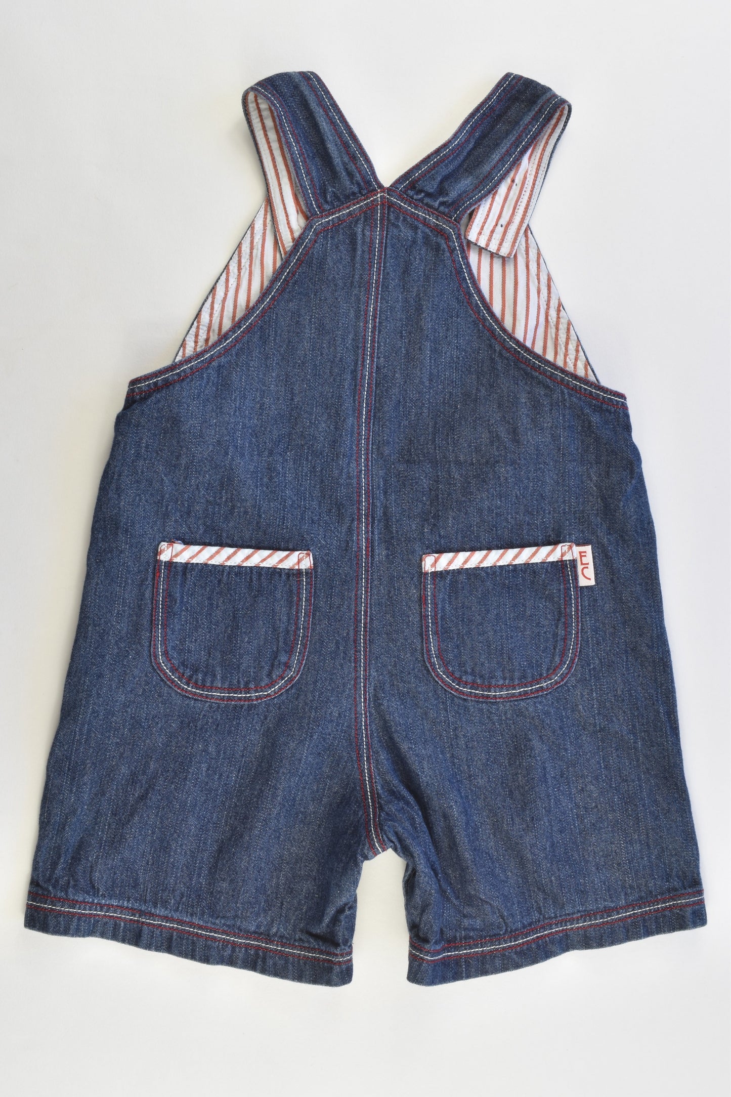 Eternal Creation Size 9-12 months Soft Short Denim Overalls