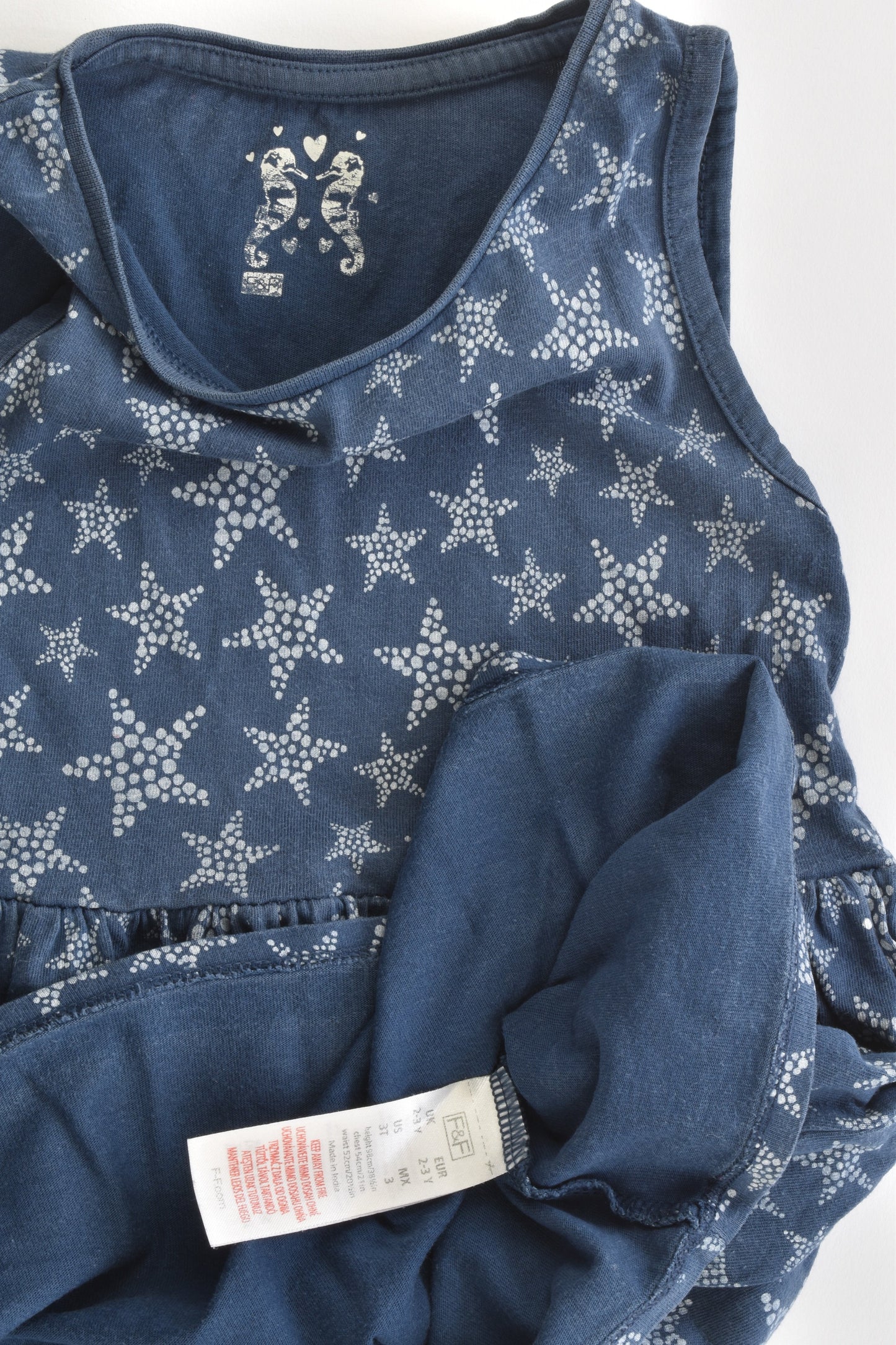 F&F Size 2-3 (98 cm) Sea Stars Dress