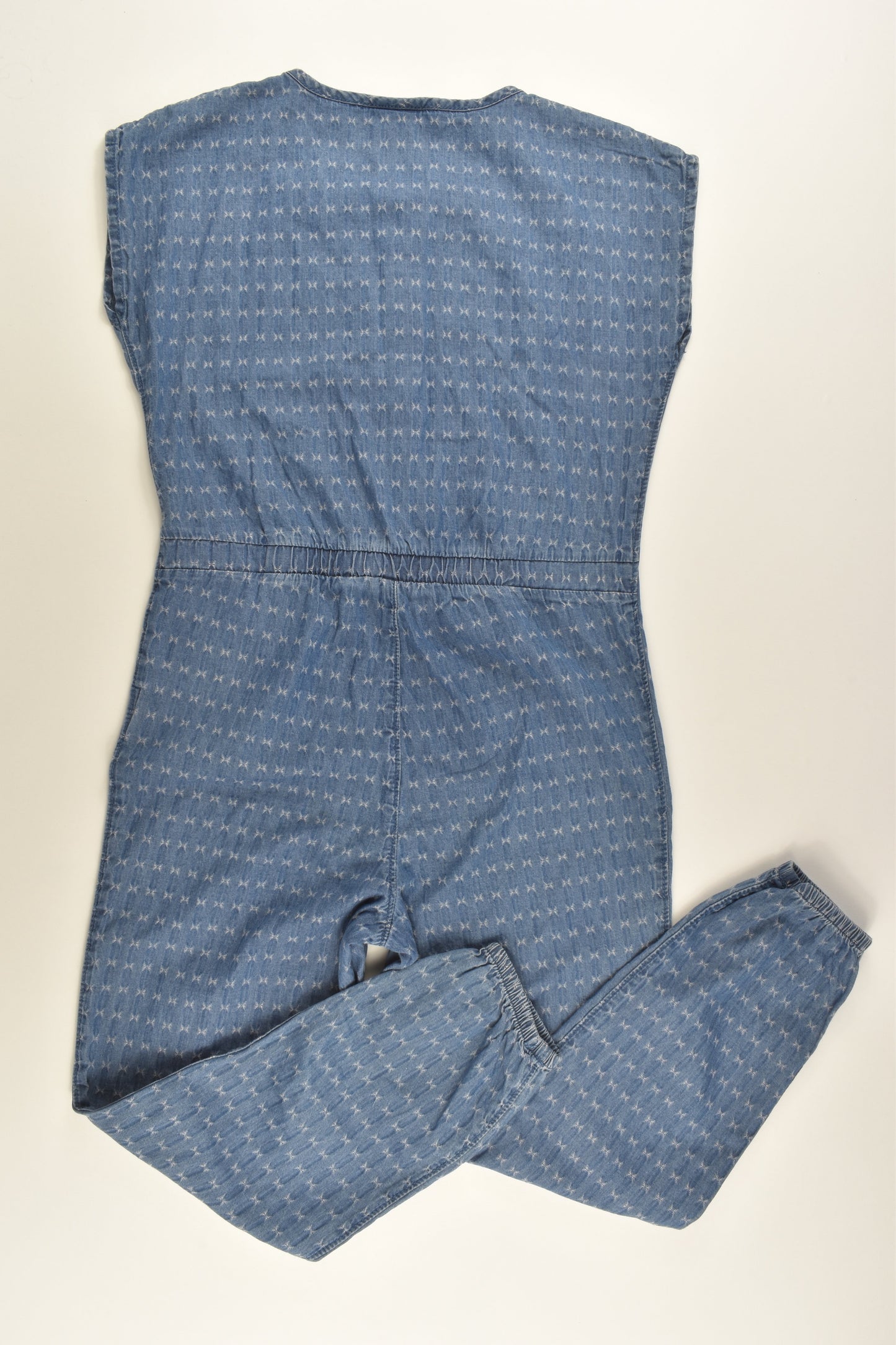 F&F Size 6-7 Lightweight Denim Playsuit