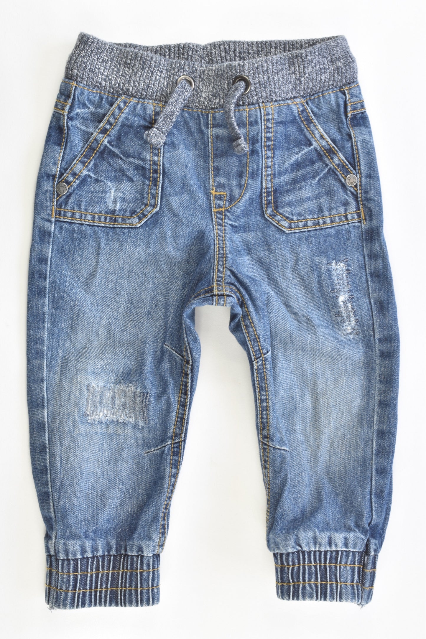 F&F Size 9-12 months Soft Denim Pants