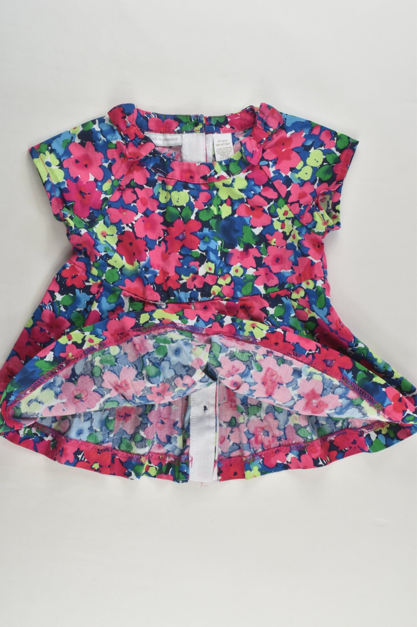 First Impressions Size 1 (18 months) Floral Dress