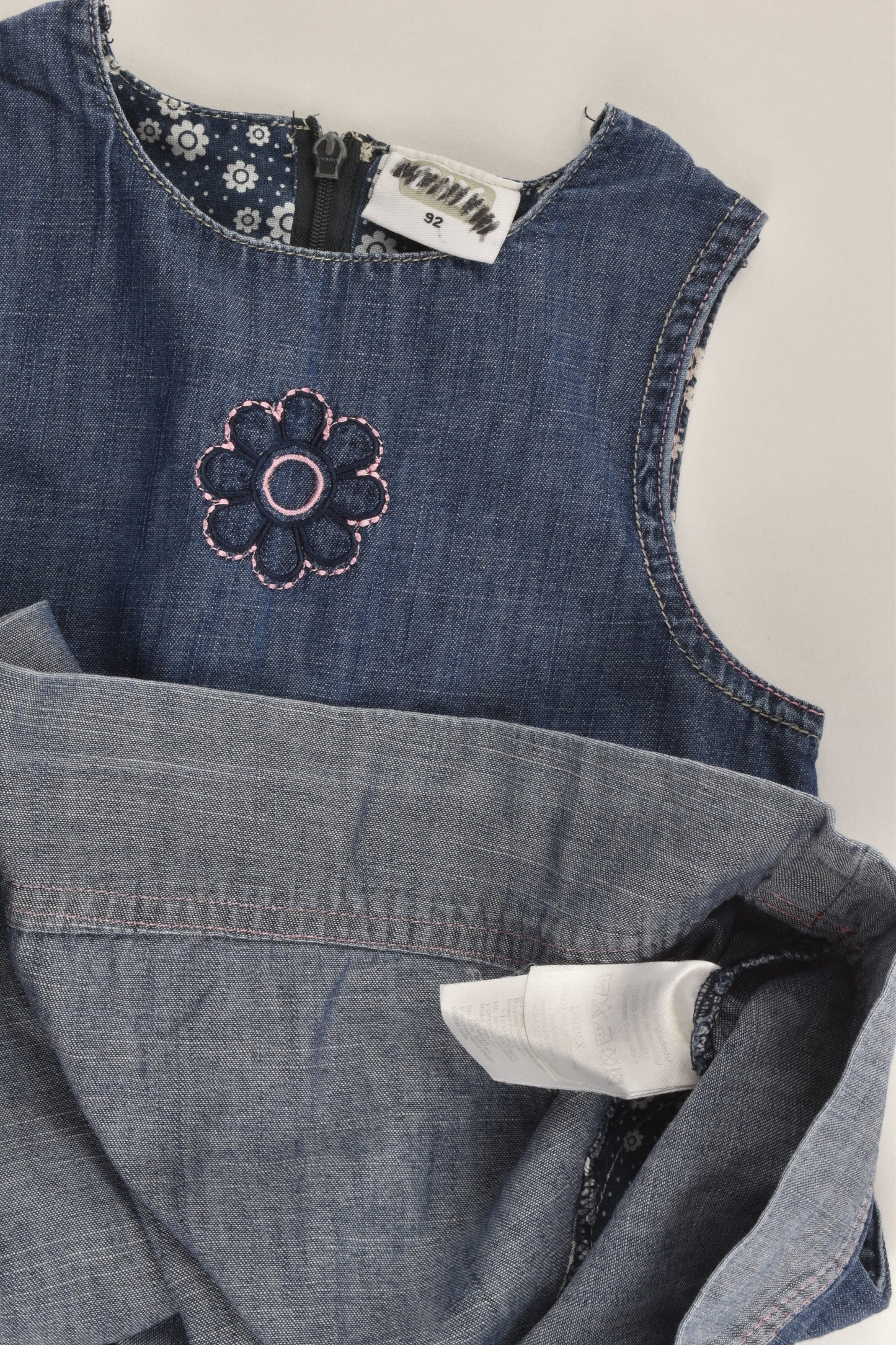 Fix by Lindex (Sweden) Size 2 (92 cm) Lightweight Denim Dress