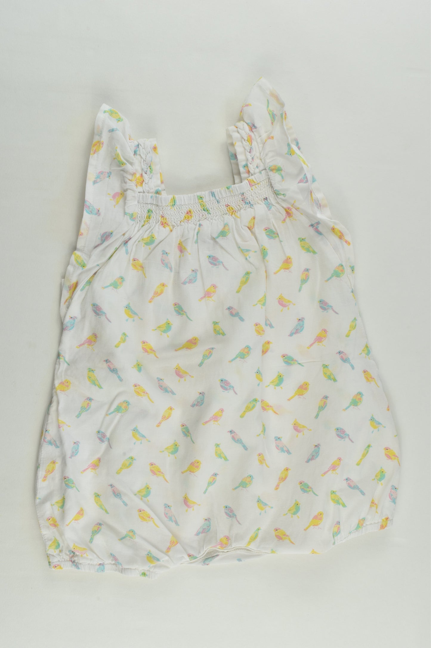 Fox & Finch Size 00 Birds Romper