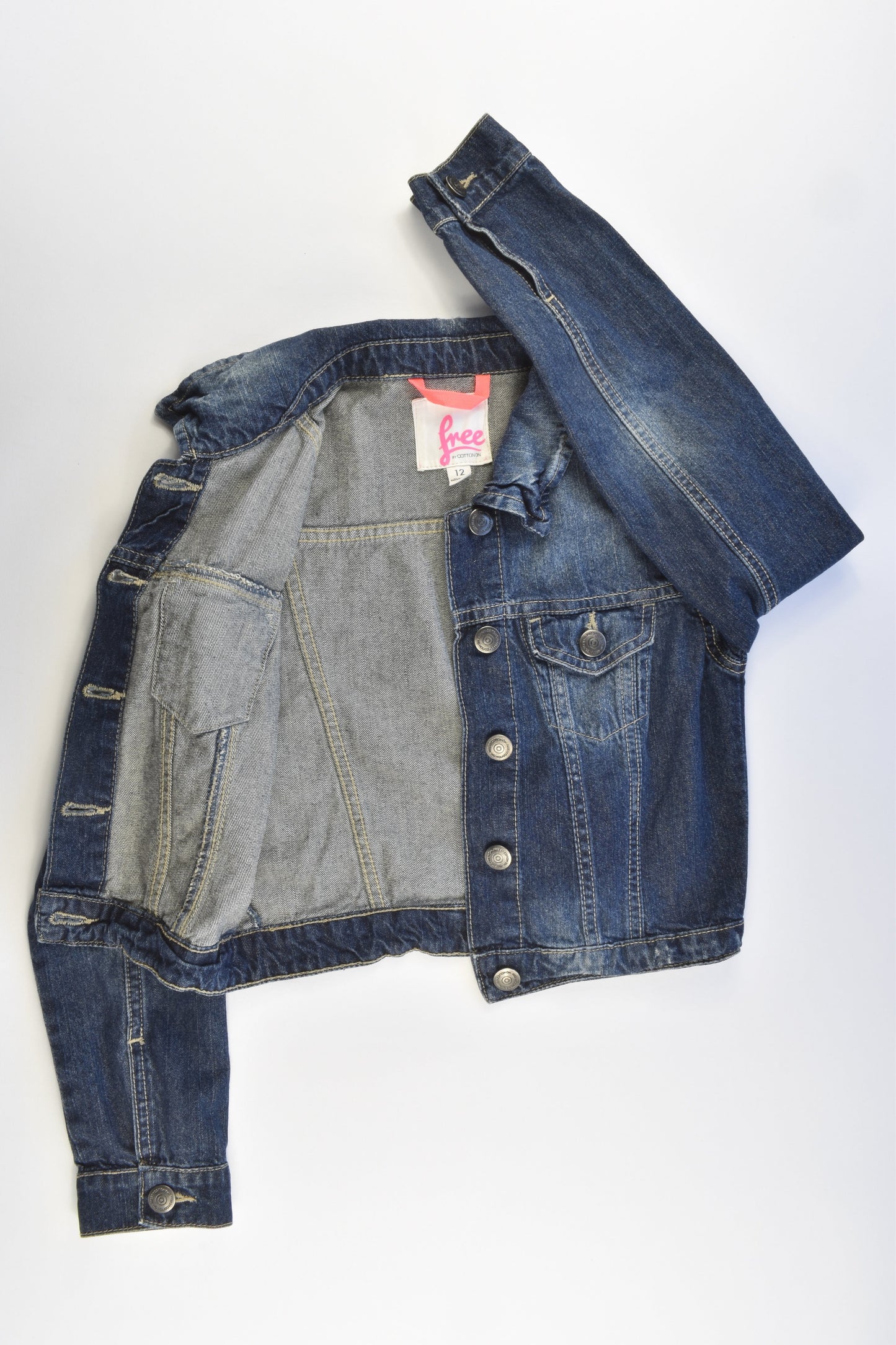 Free by Cotton On Size 12 Denim Jacket