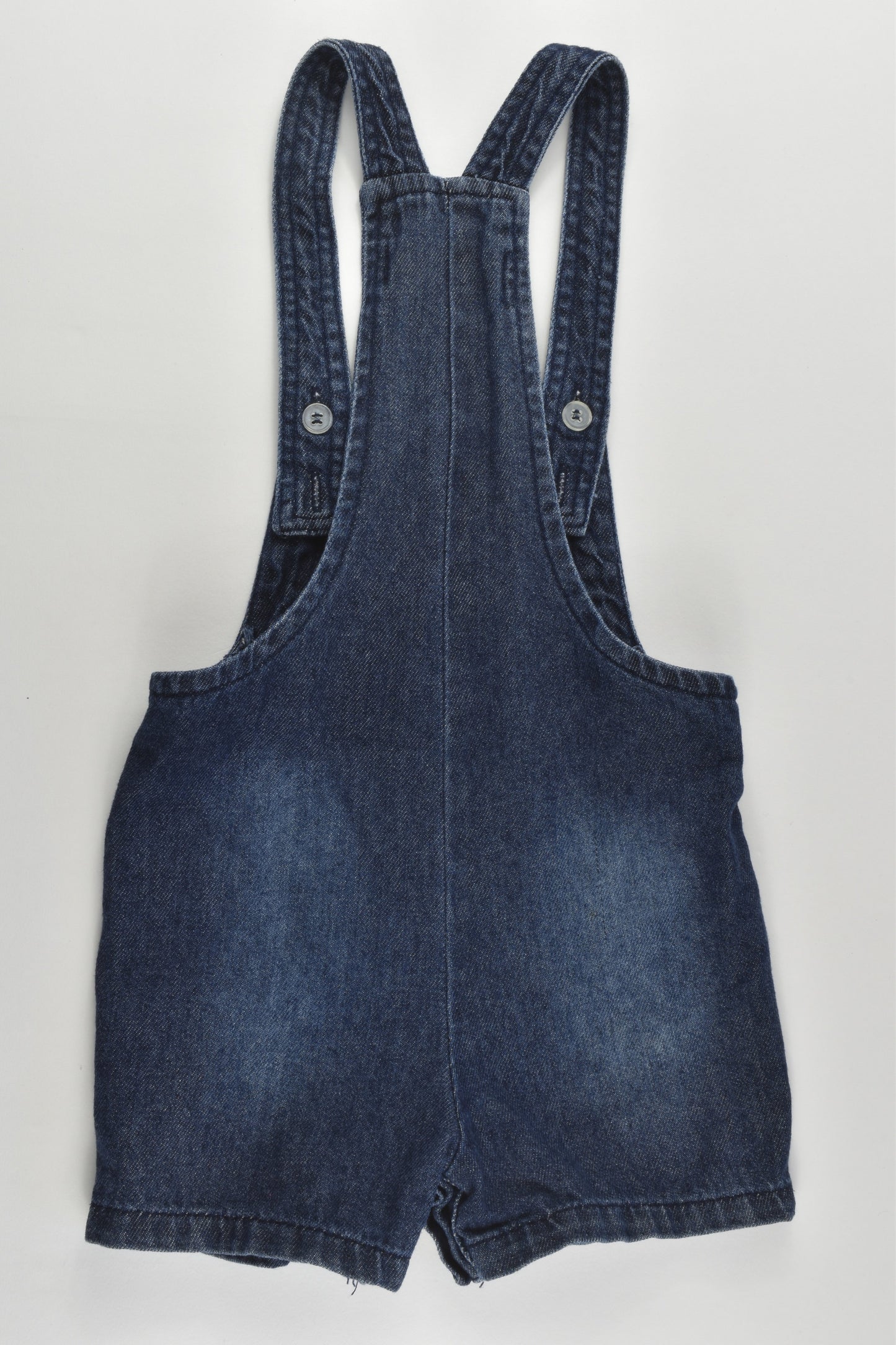 Frendz Size 1-2 (18-24 months) Denim Short Overalls