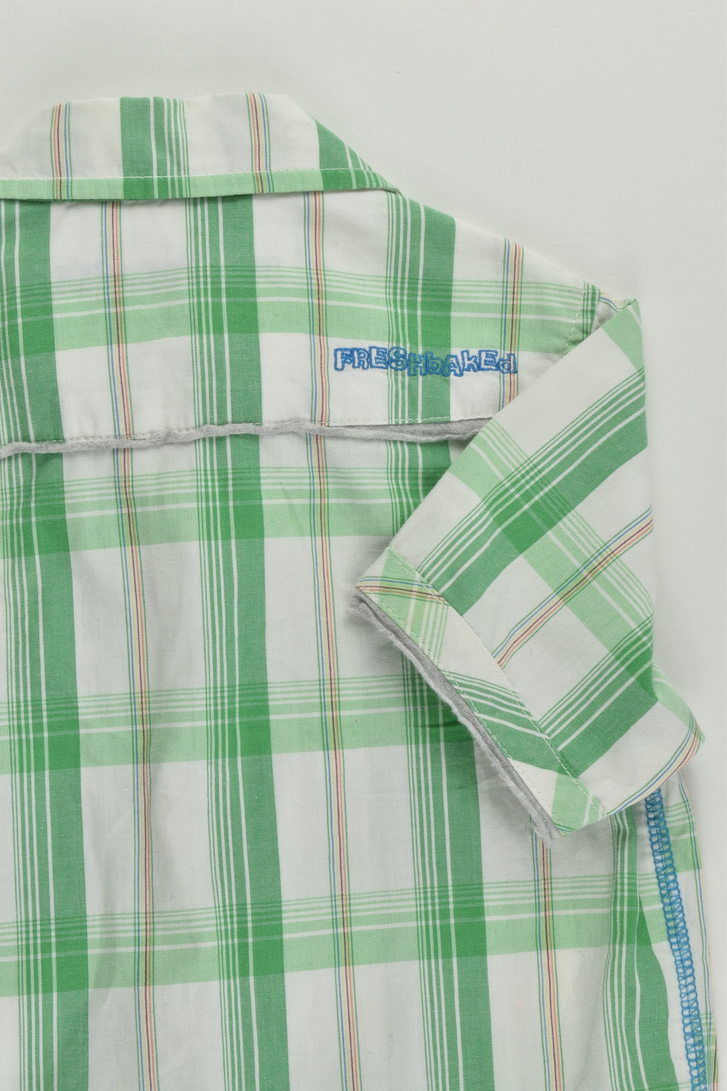 Freshbaked Size 1 Checked Collared Shirt
