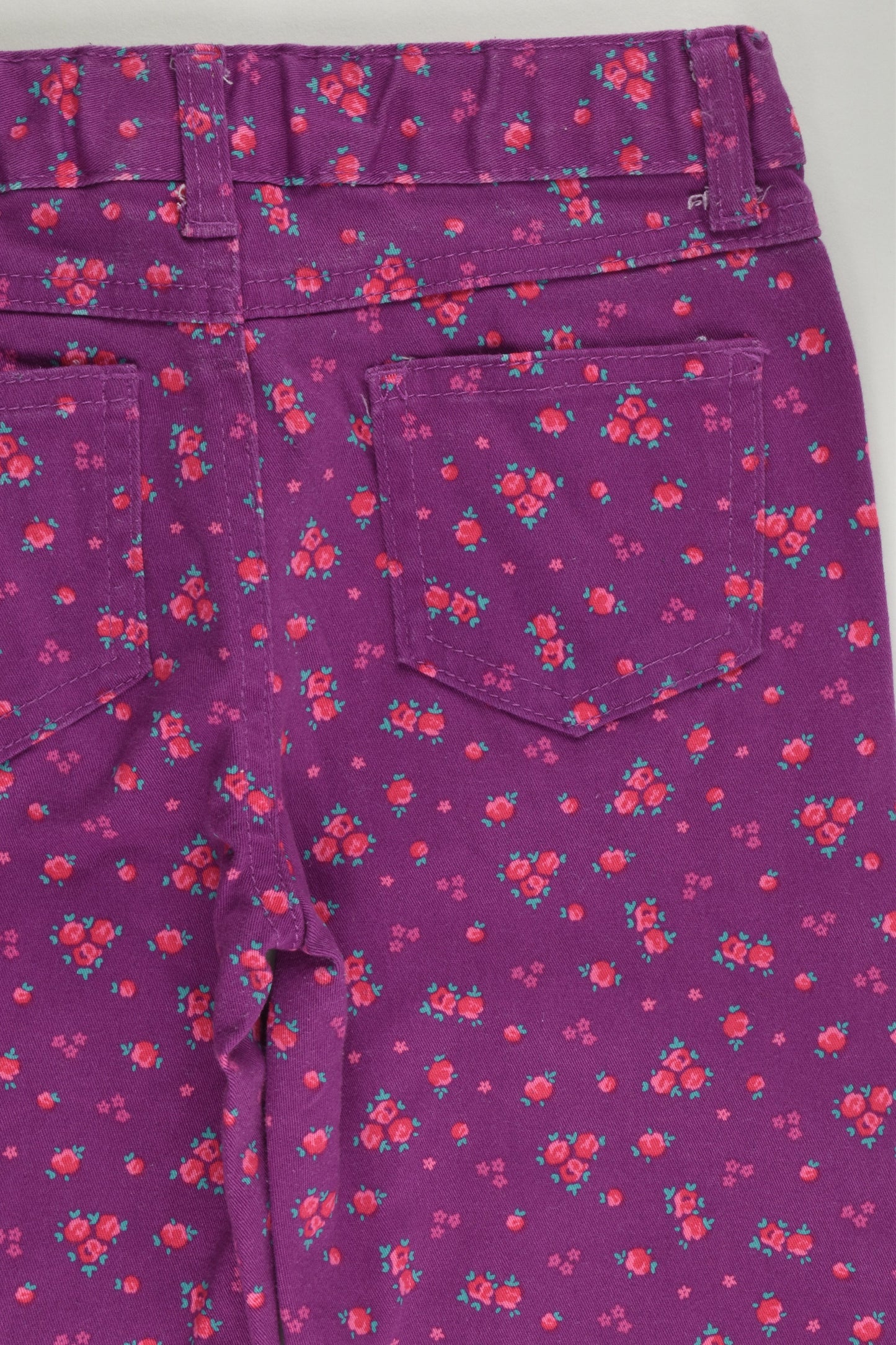 Fun Spirit Size 6 Stretchy Floral Pants