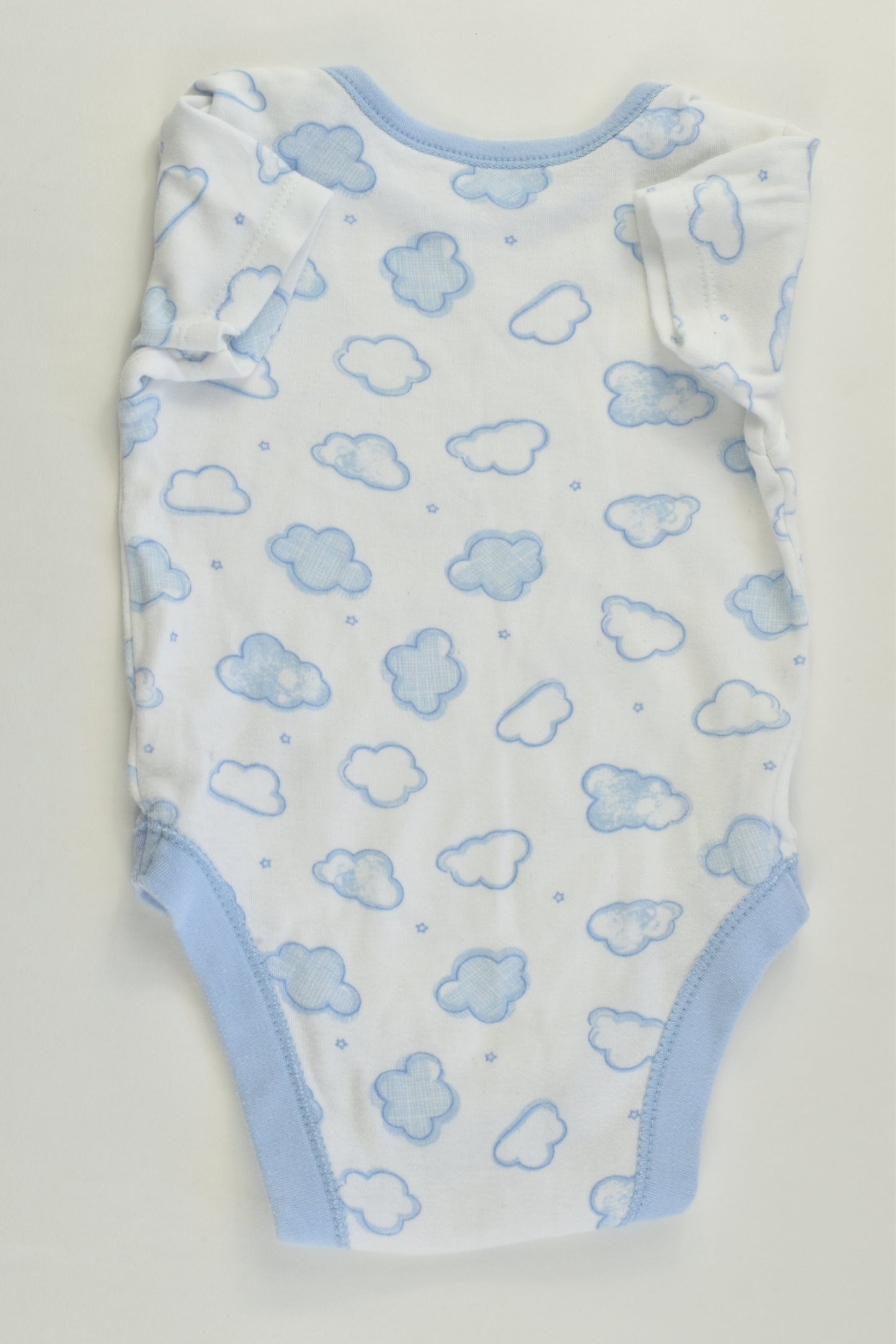 George Size 00 (3-6 months) Clouds Bodysuit