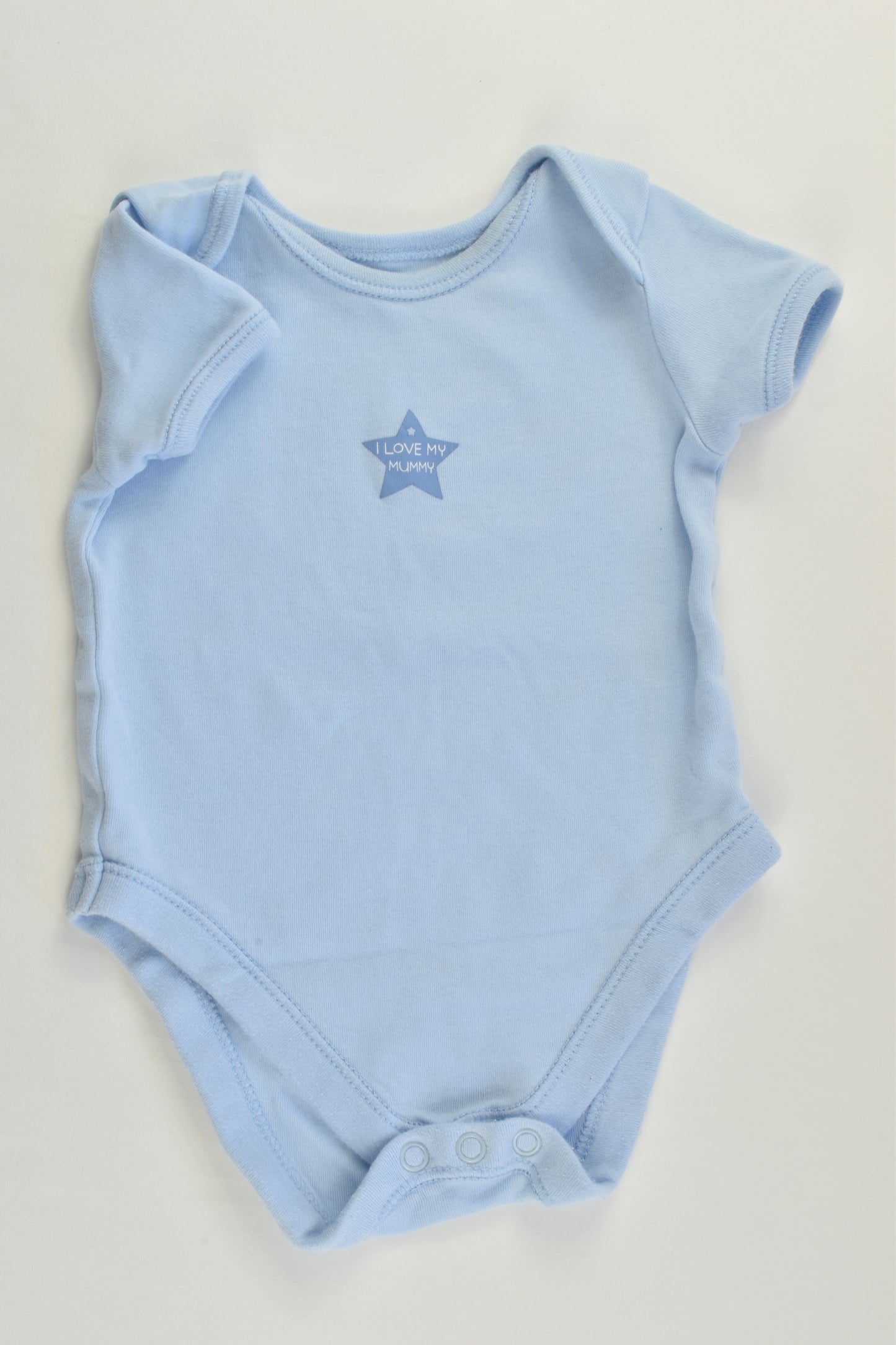 George Size 00 (3-6 months) 'I Love My Mummy' Bodysuit