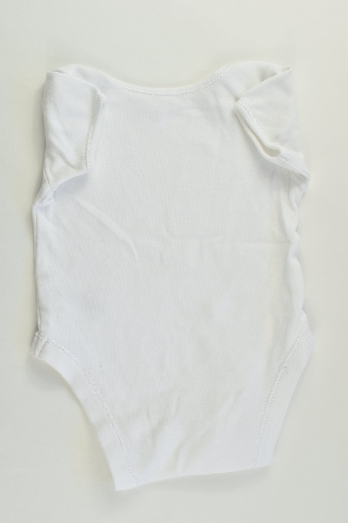 George Size 00 (3-6 months) White Bodysuit