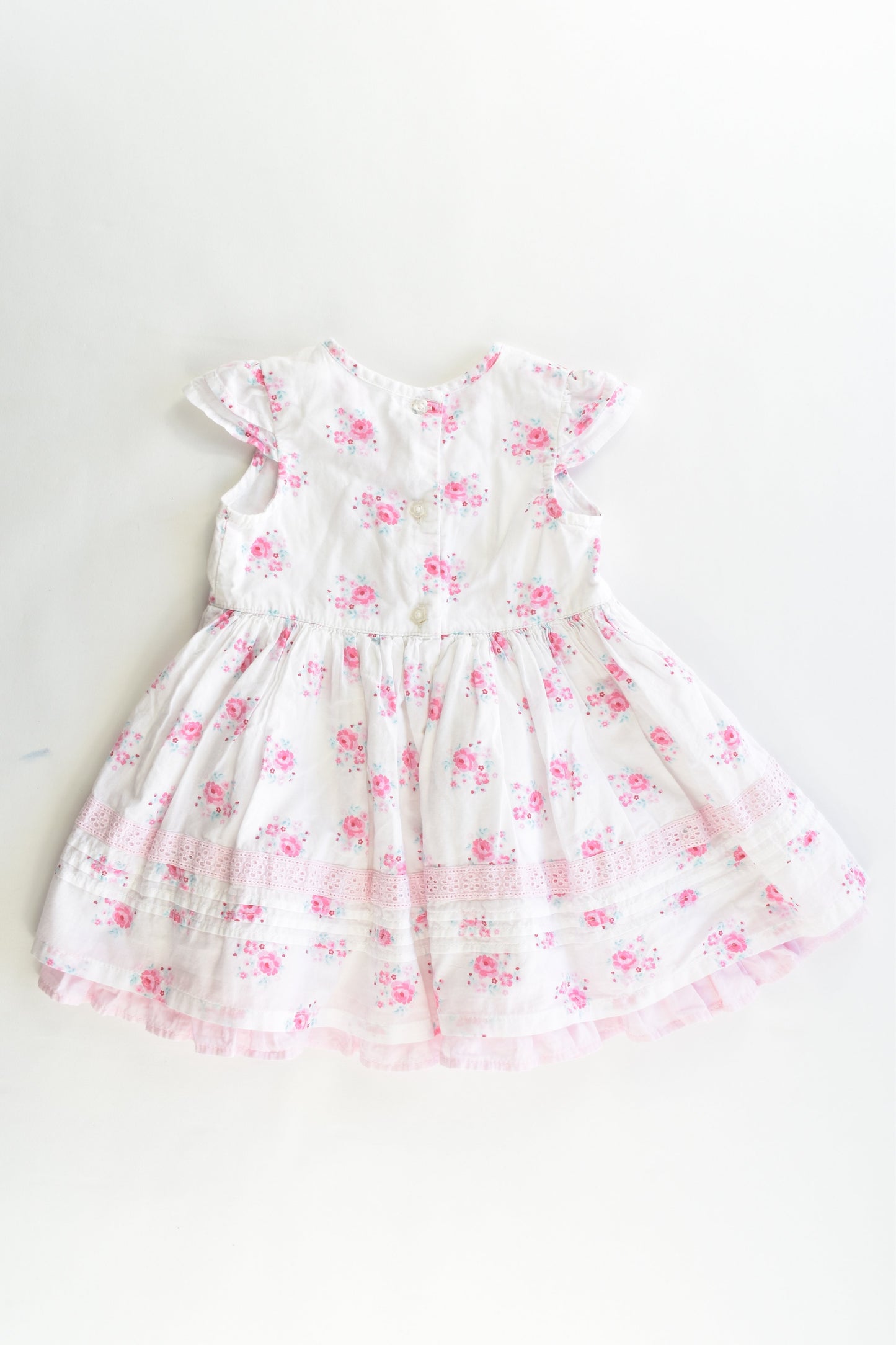 George Size 6-9 months (0) Lined Floral Dress