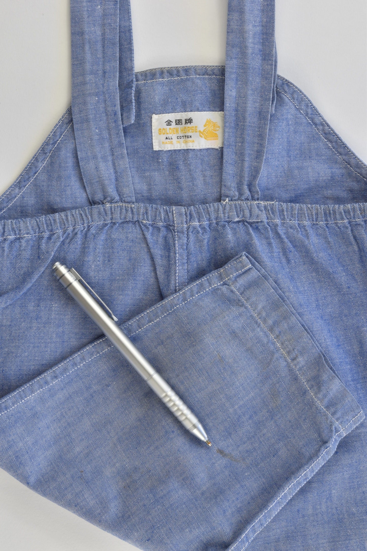 Golden Horse Size approx 00 Vintage Style Kitty Soft Denim-like Overalls