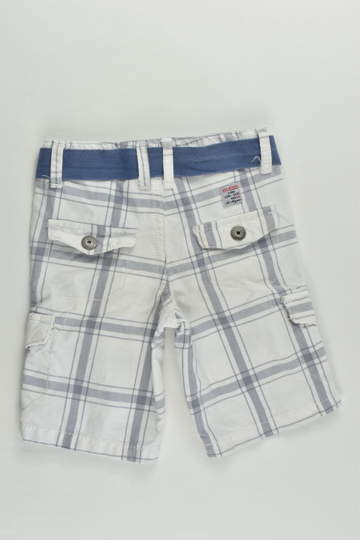 Guess Size 0 (12 months) Checked Shorts