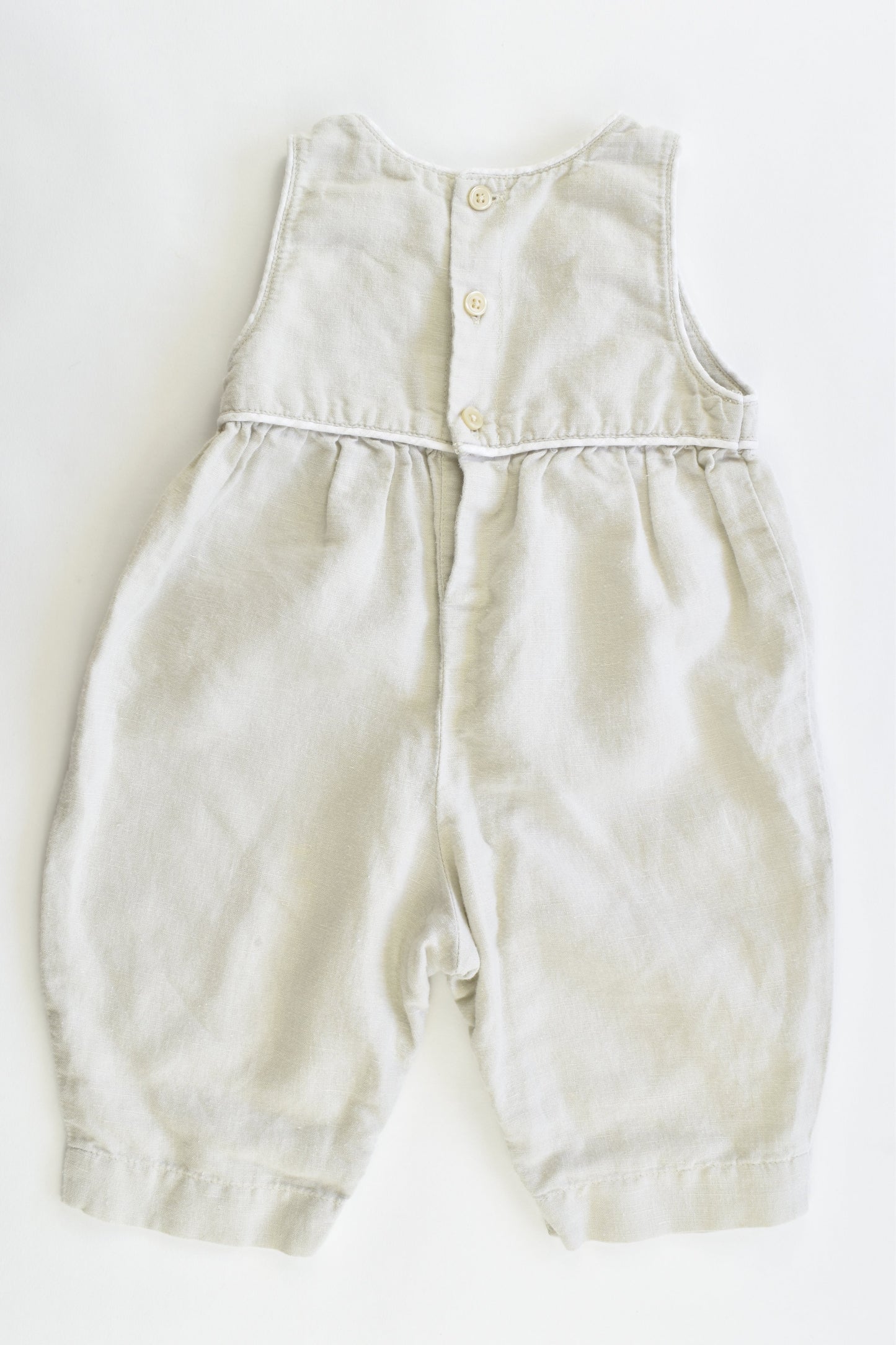 Gymboree Size 3-6 months Linen/Cotton Overalls