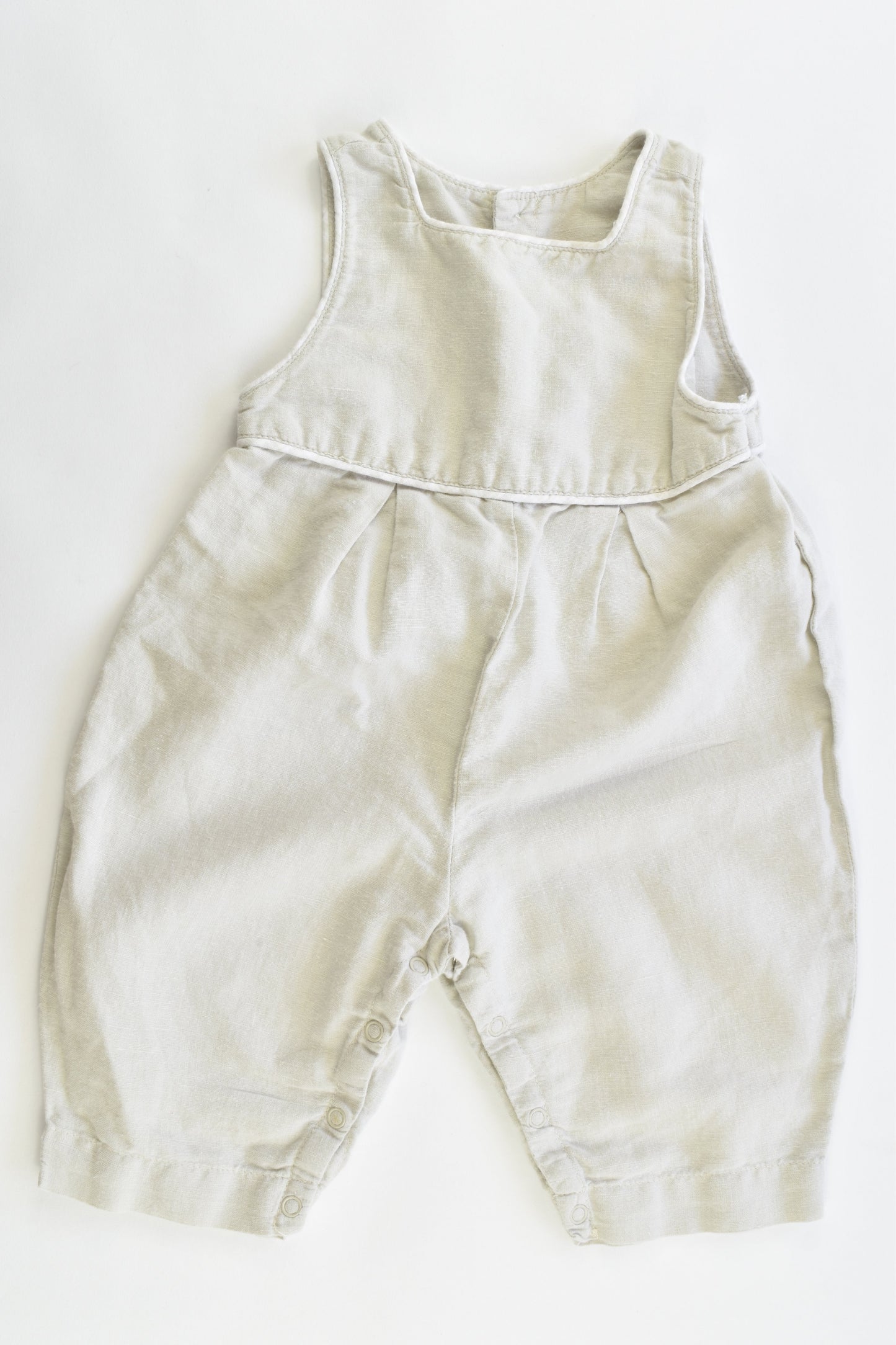 Gymboree Size 3-6 months Linen/Cotton Overalls