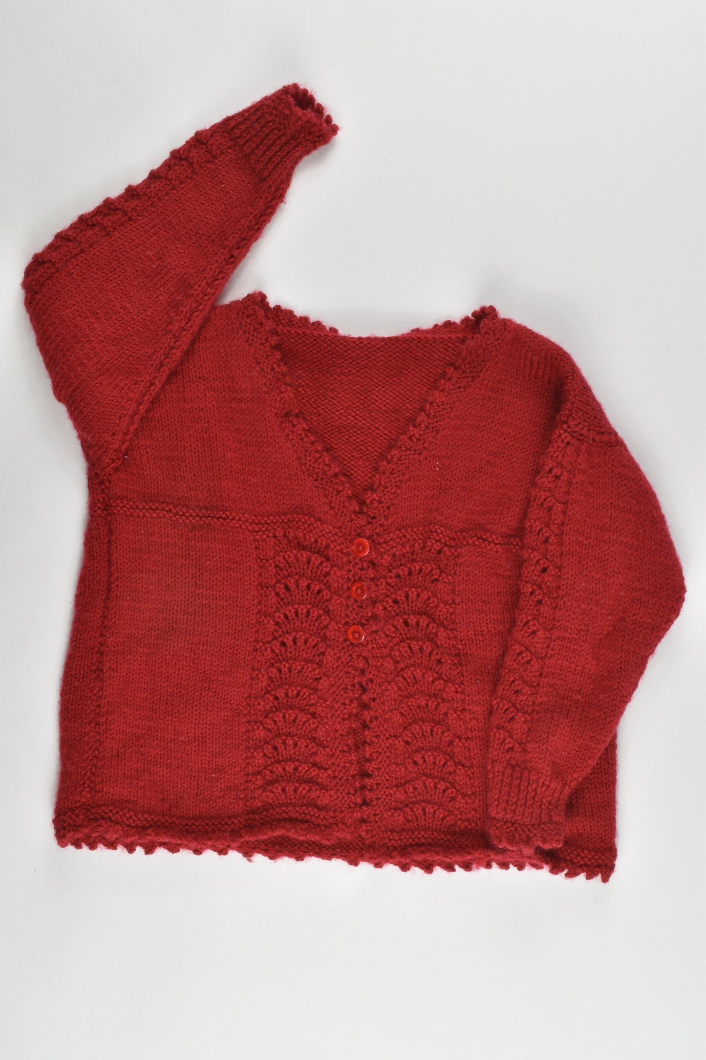 Hand Knitted Size 2-3 Cardigan