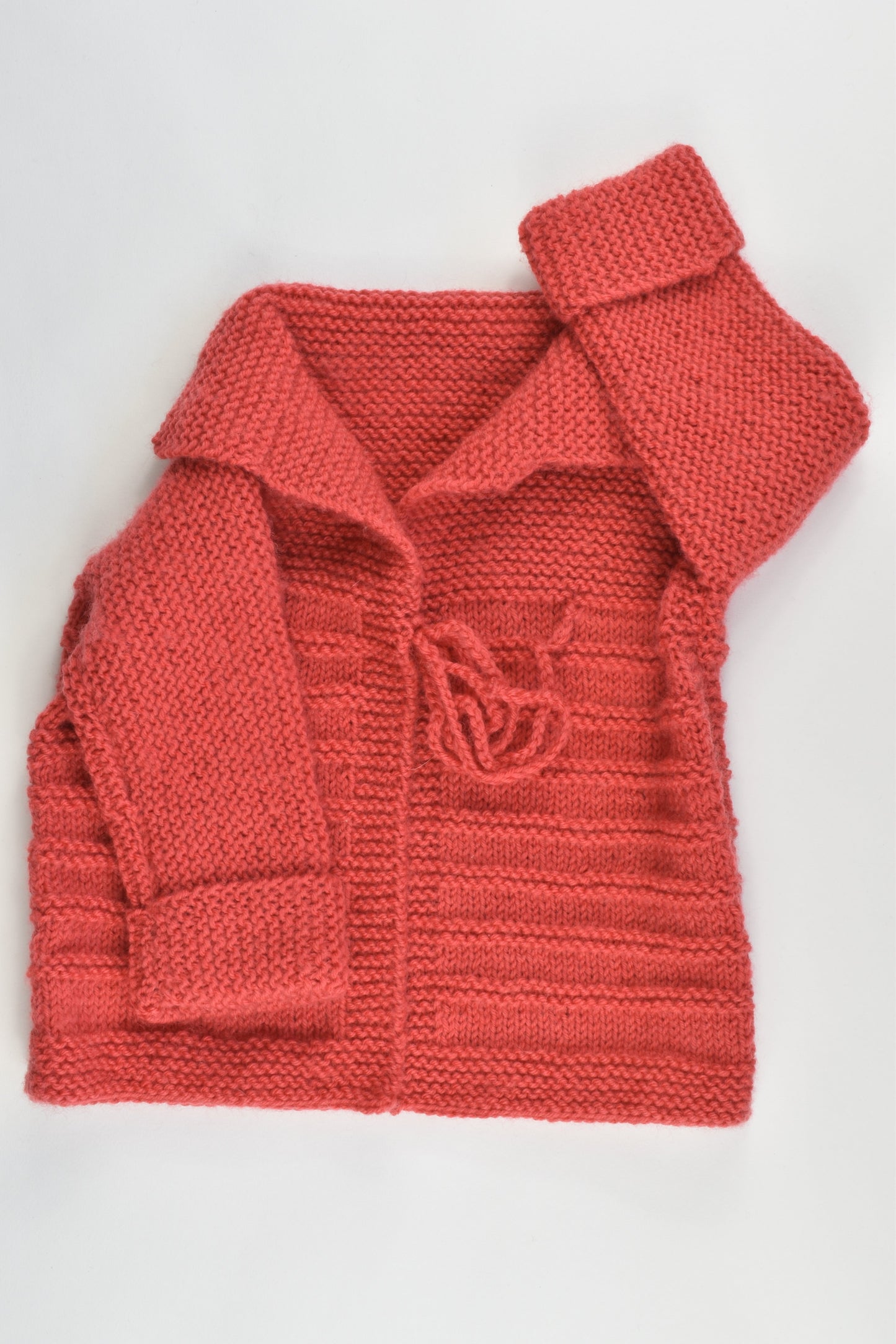 Hand Knitted Size approx 1-2 Cardigan