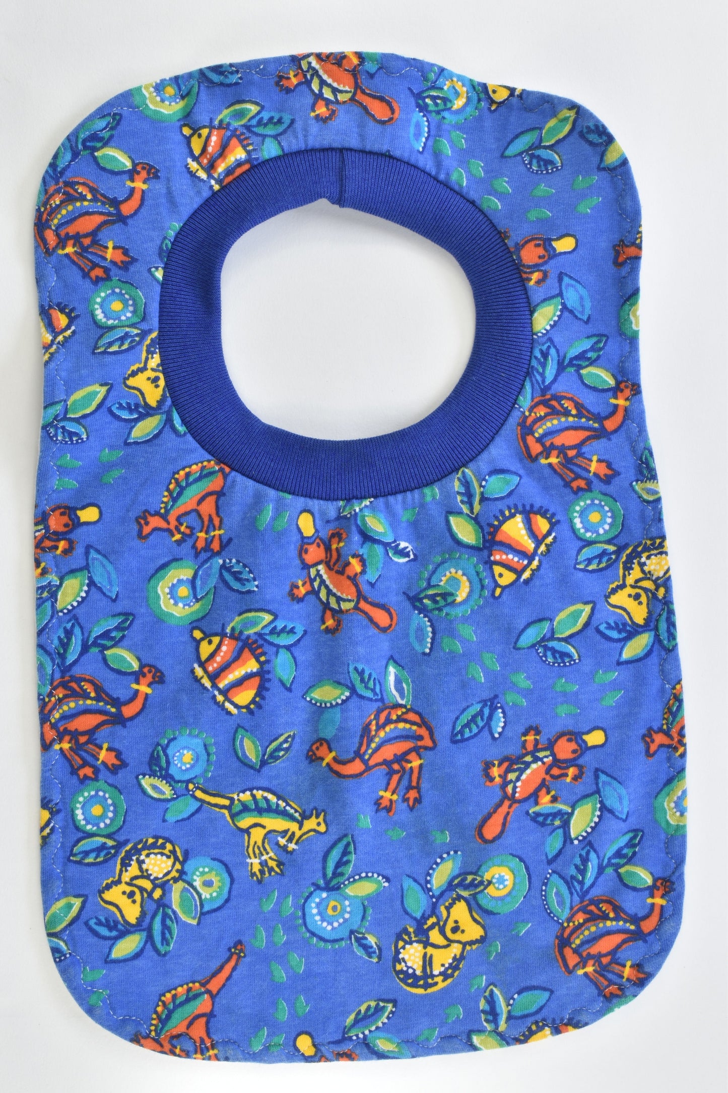 Hand Made Australian Animals Baby Bib