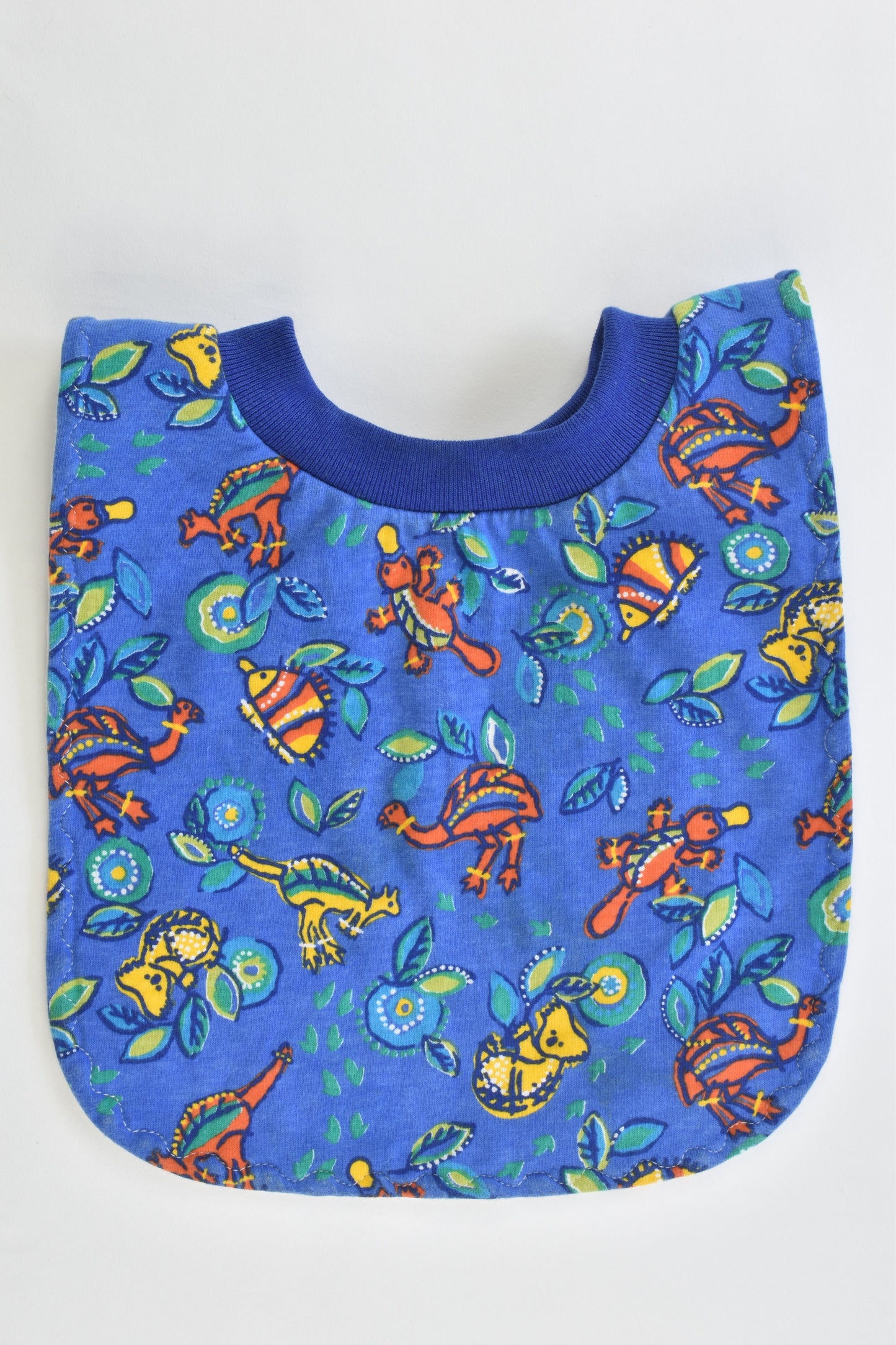 Hand Made Australian Animals Baby Bib