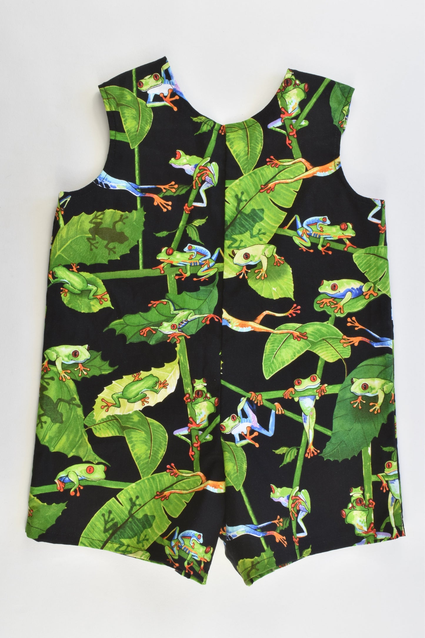 Hand Made Size approx 1 Frogs Playsuit