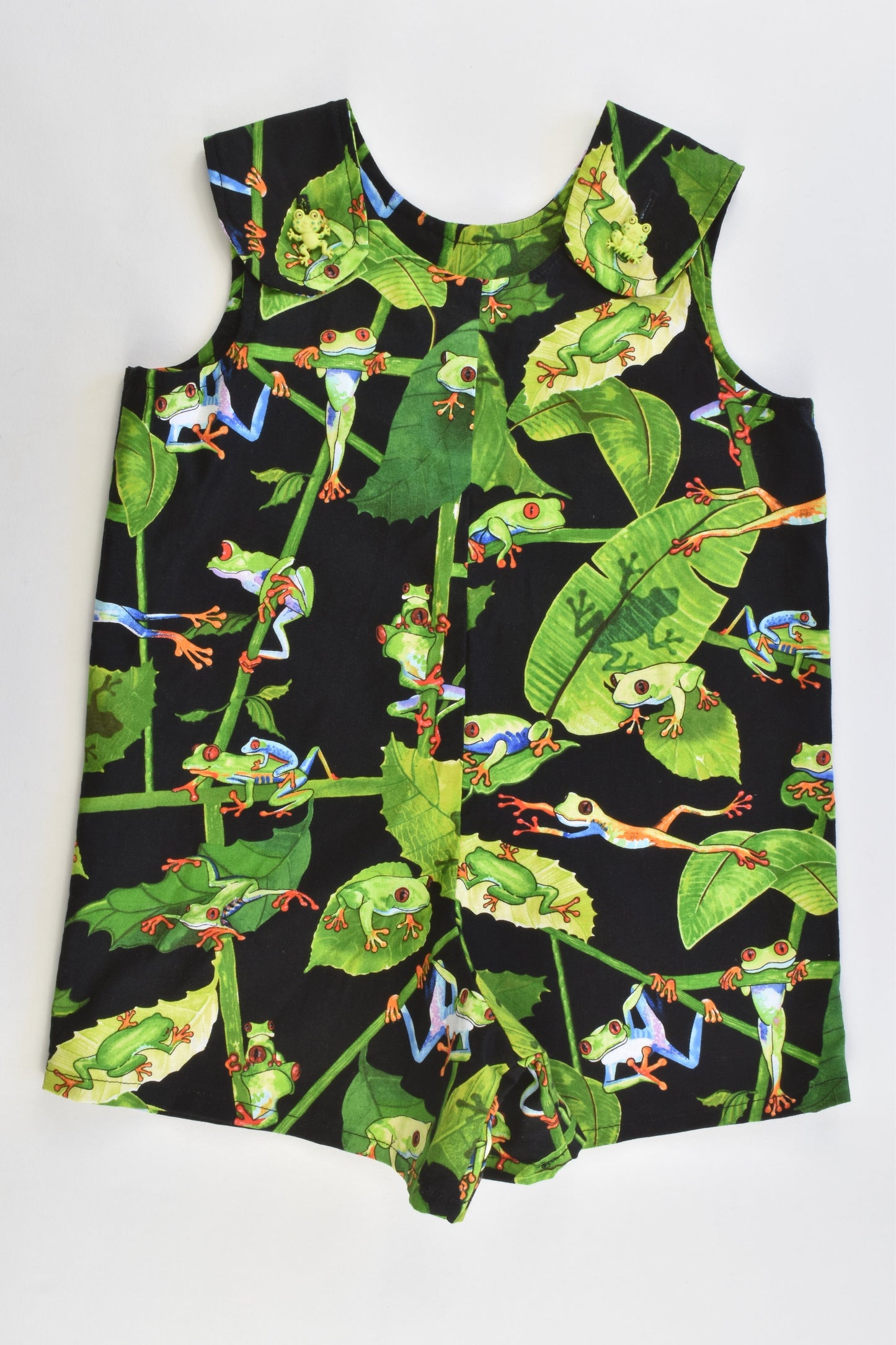 Hand Made Size approx 1 Frogs Playsuit