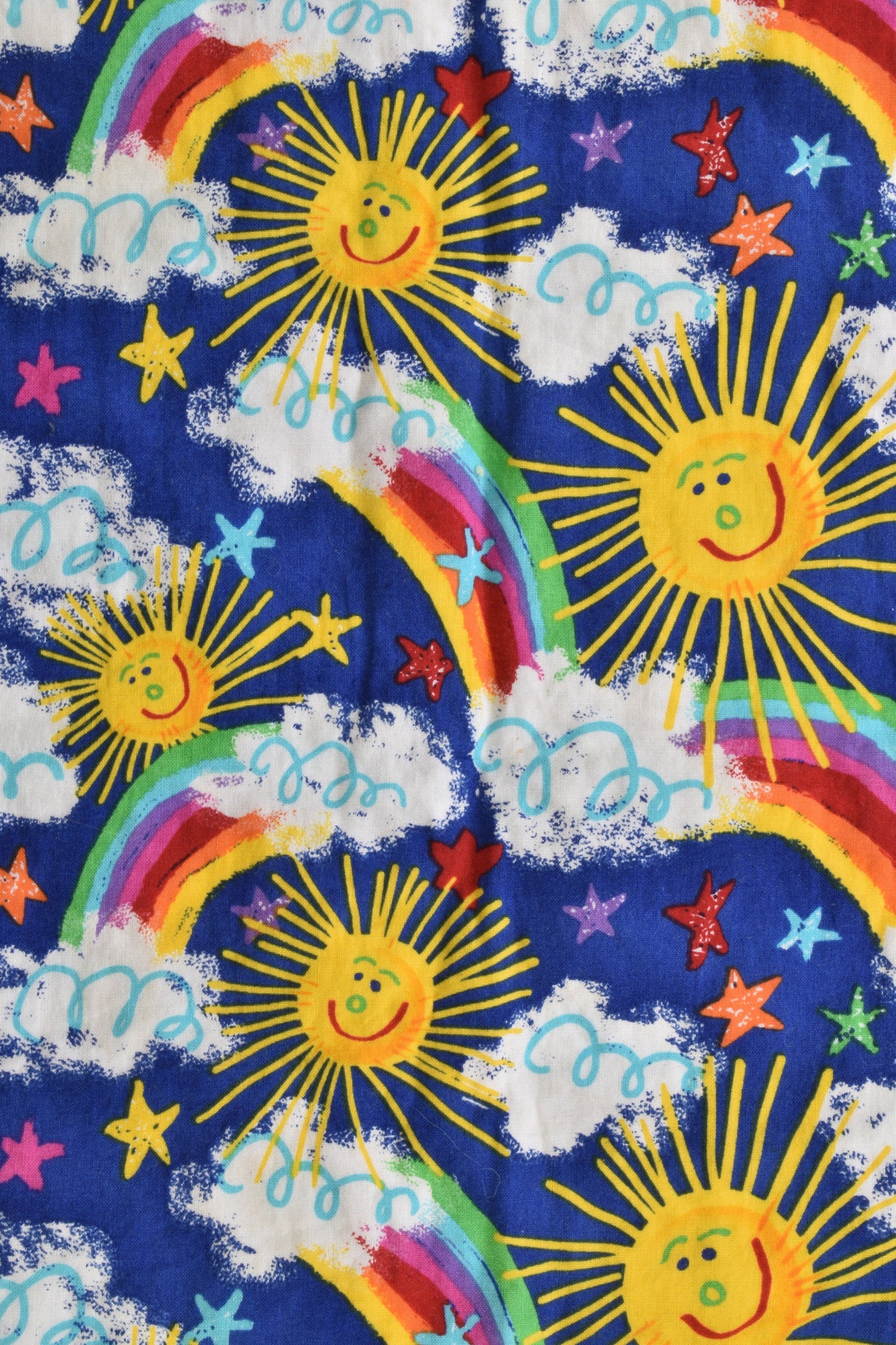 Handmade Baby Blanket Patchwork/Rainbows