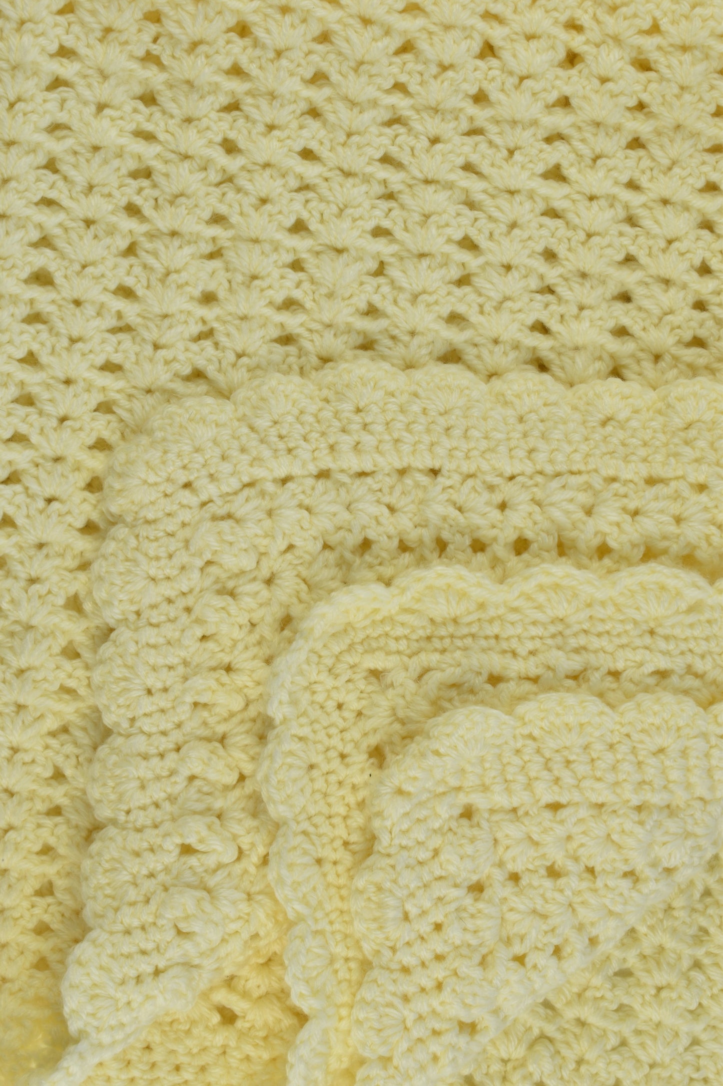 Handmade Cream Baby Blanket