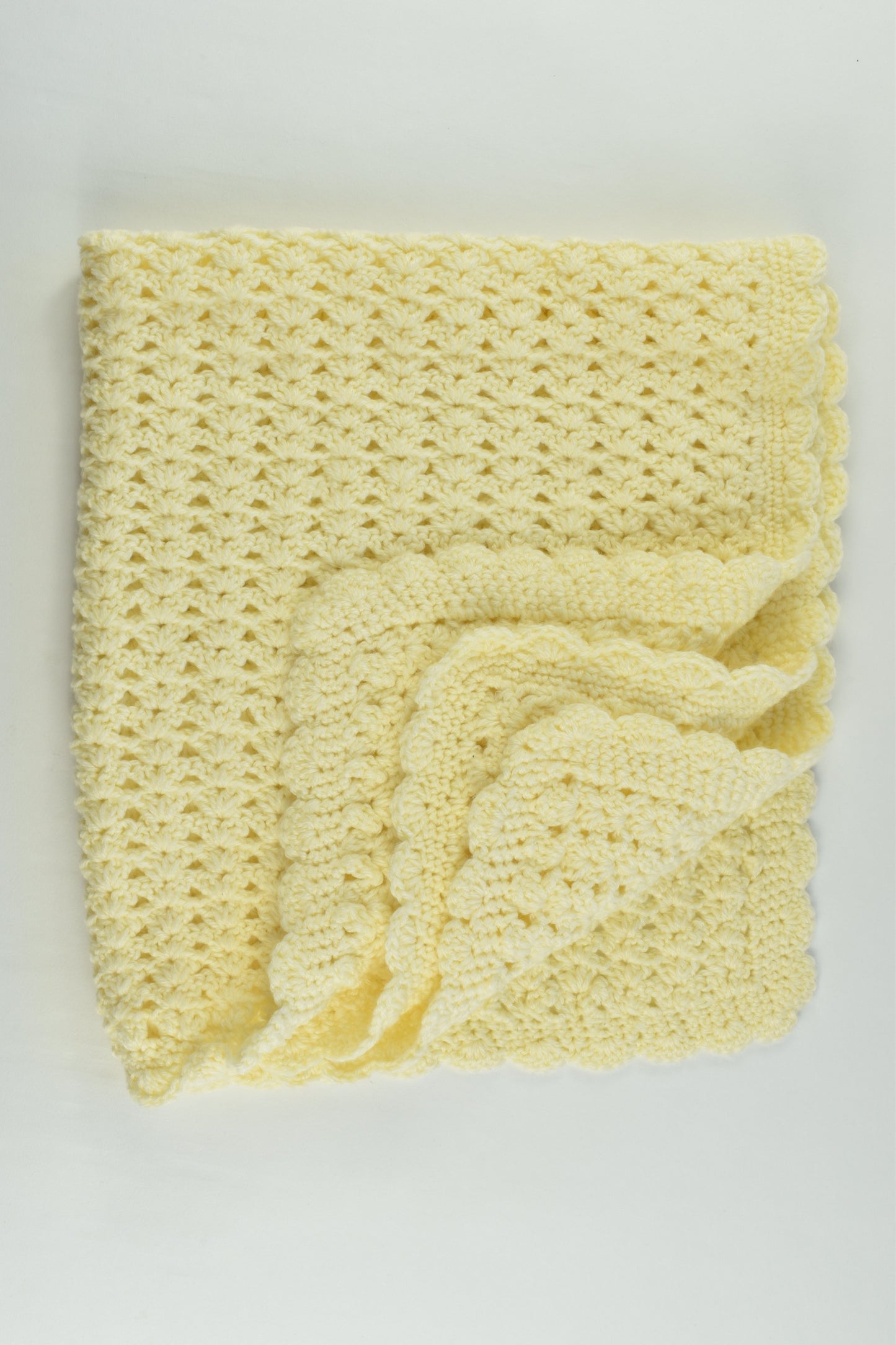 Handmade Cream Baby Blanket
