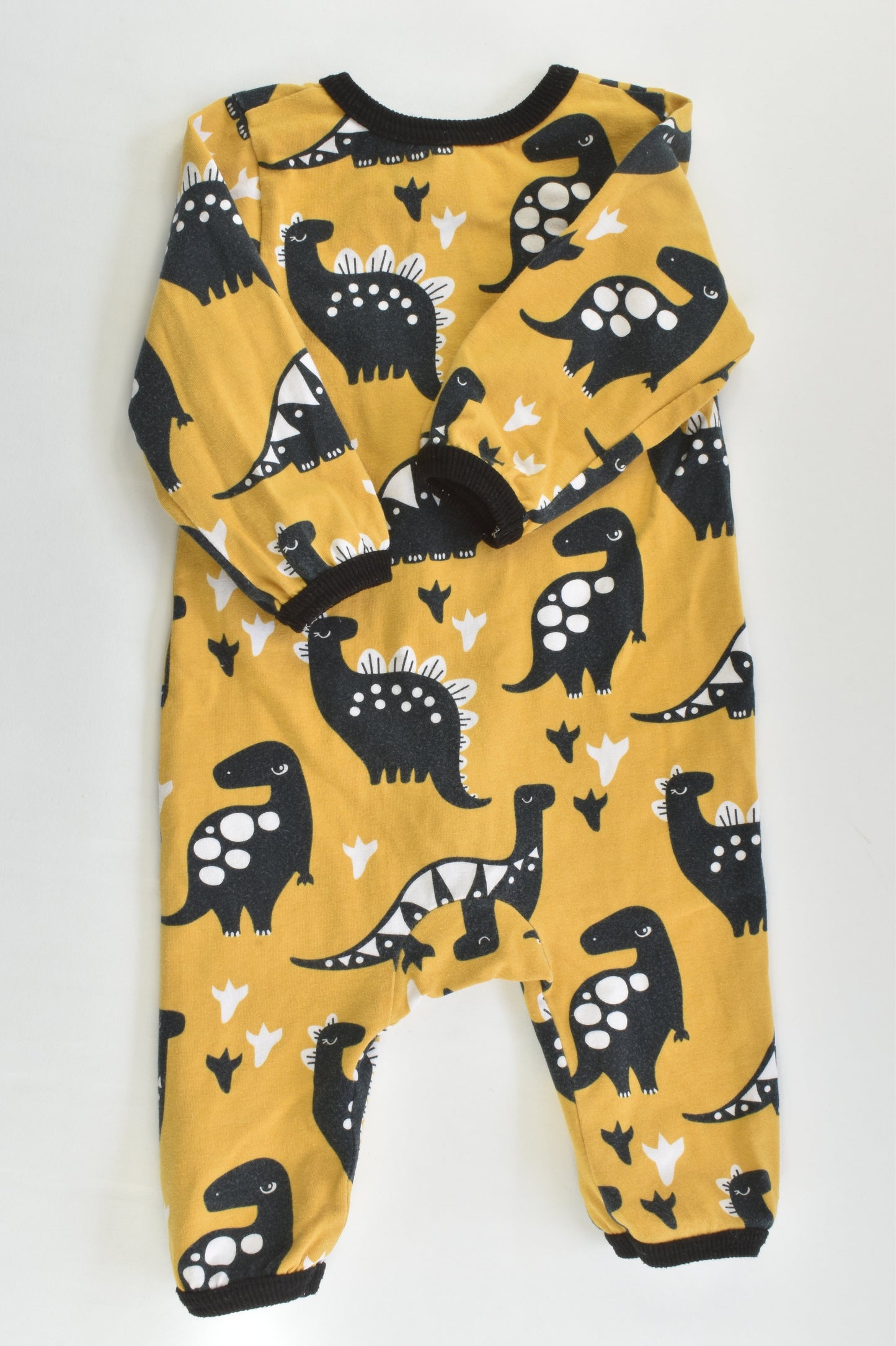 Handmade Size 00 (Generous size 62 cm) Dinosaurs Romper