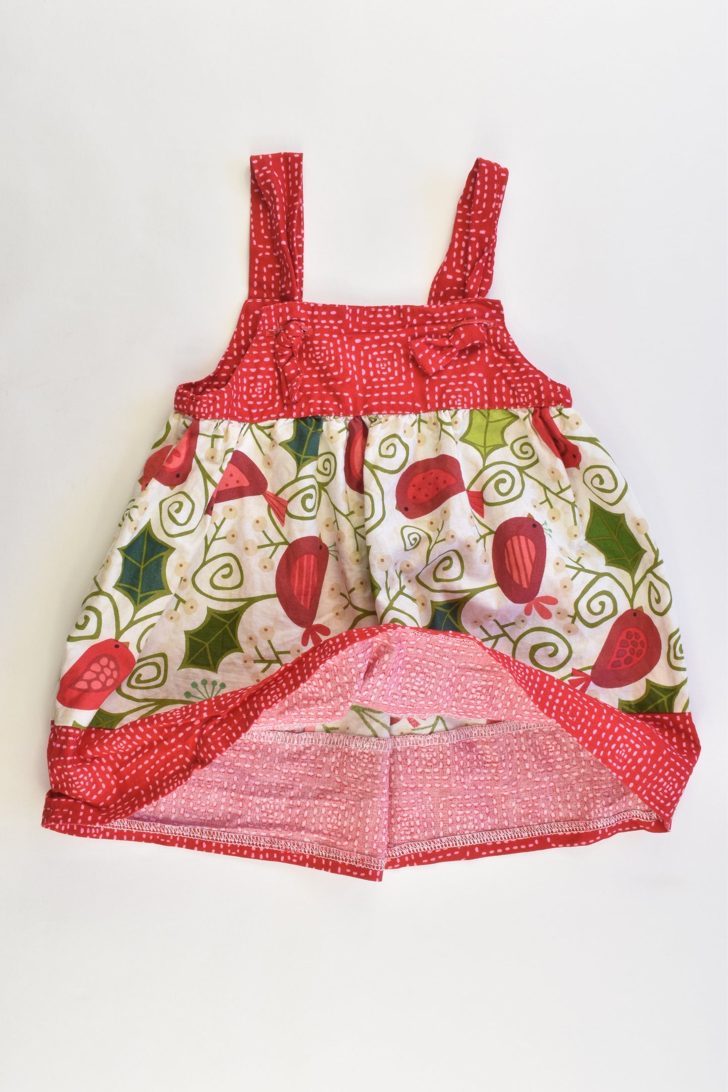 Handmade Size 12 months Christmas Dress
