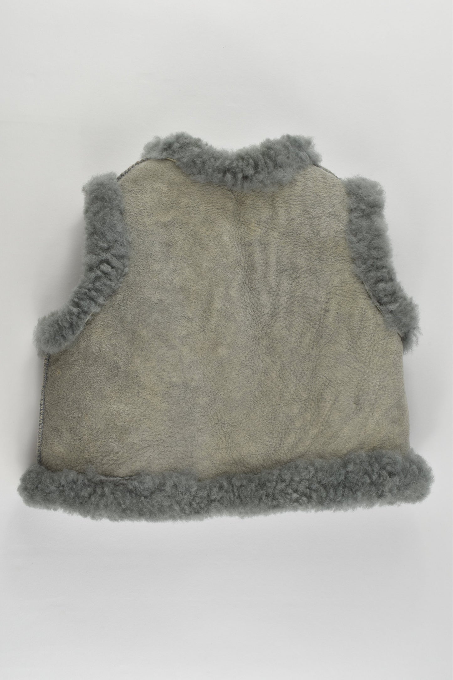 Handmade Size approx 0 Reversible Warm Leather (?) Vest