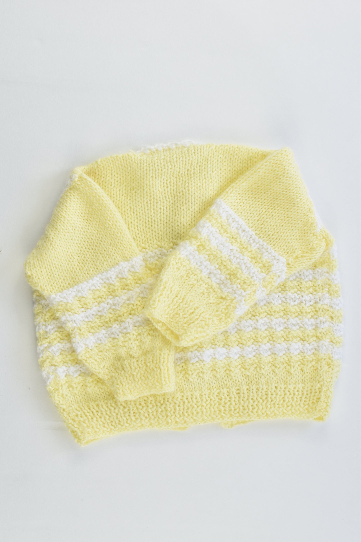 Handmade Size approx 00-0 Knitted Cardigan