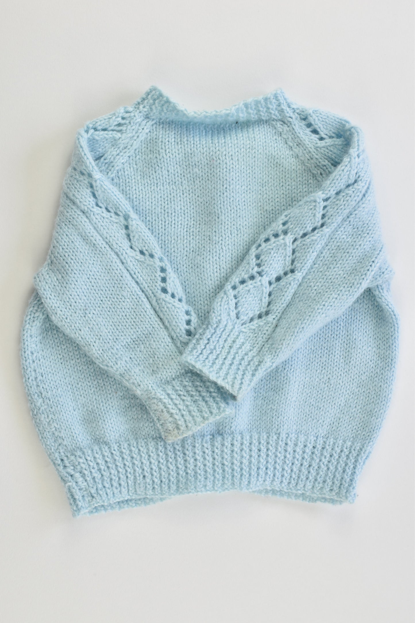 Handmade Size approx 00 Knitted Cardigan