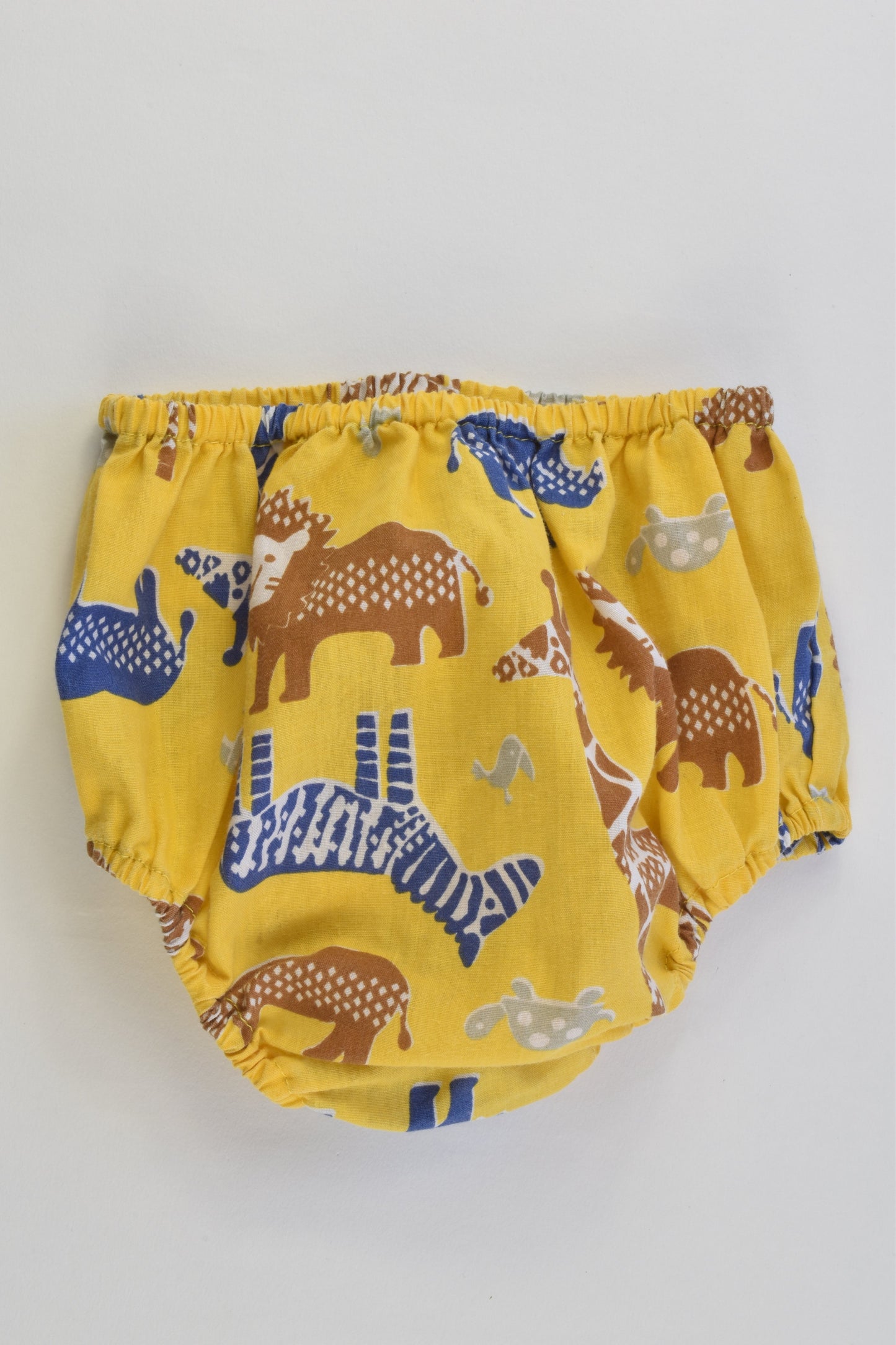 Handmade Size approx 00 Safari Animals Nappy Cover