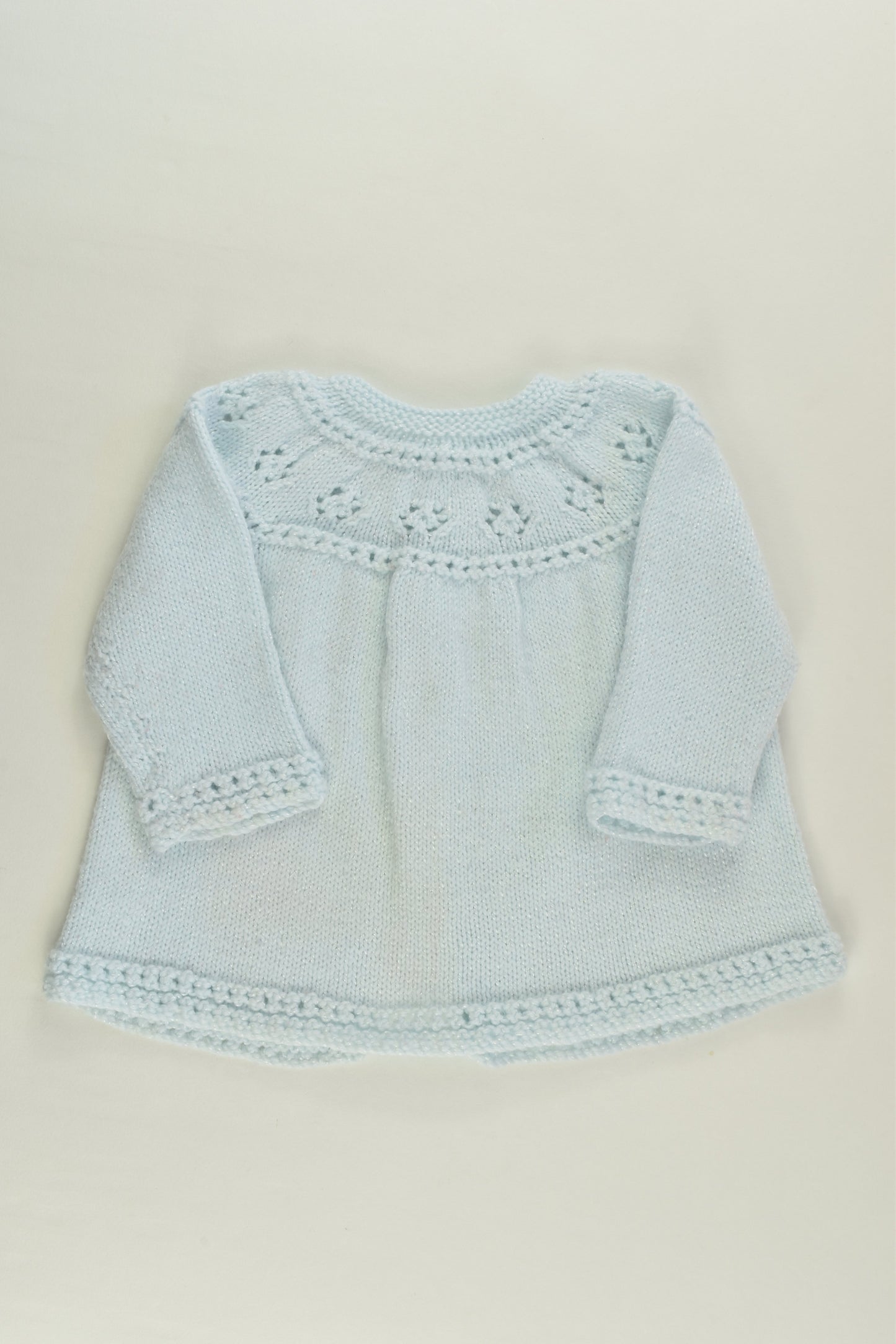Handmade Size approx 000 Blue Cardigan