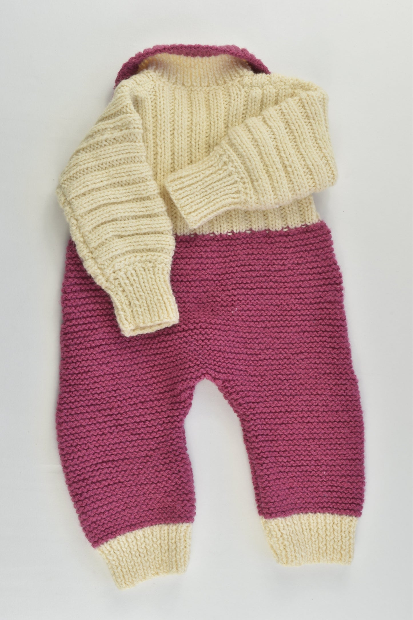 Handmade Size approx 000 Warm and Thick Wool Onesie