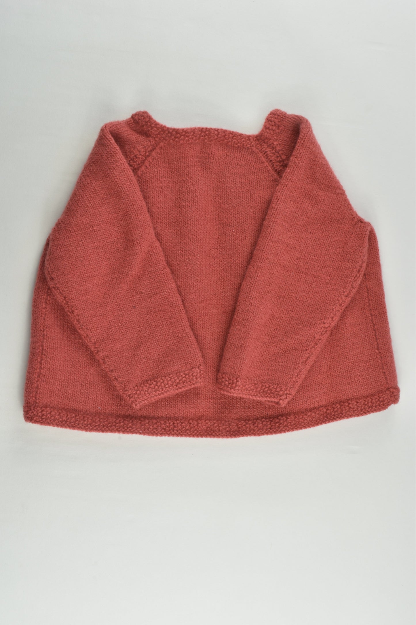 Handmade Size approx 1-2 Hedgehog Wool Cardigan