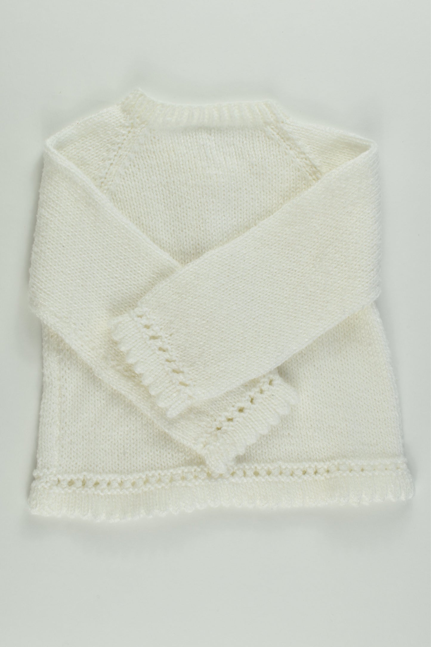Handmade Size approx 1-2 Knitted Cardigan