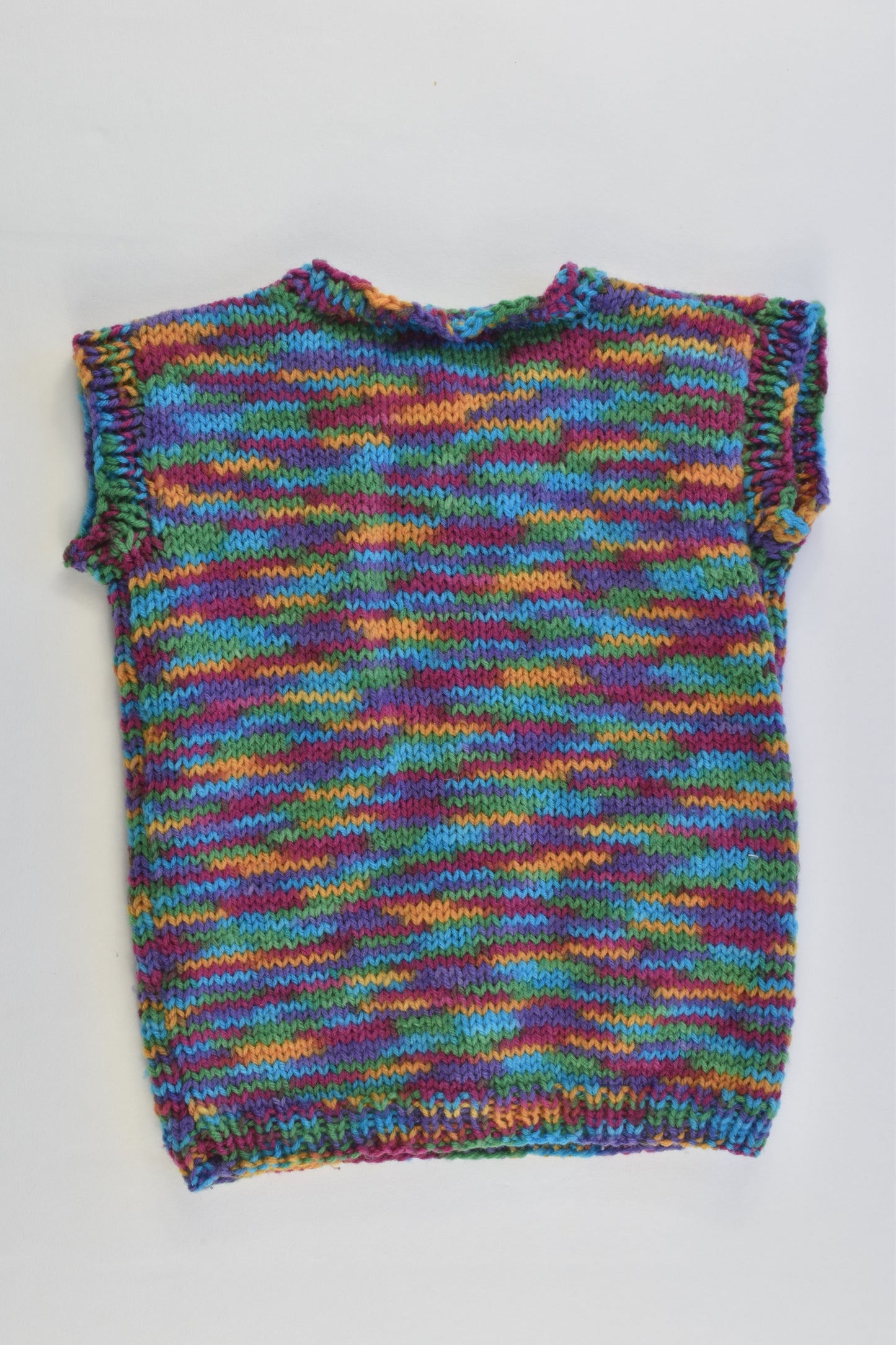 Handmade Size approx 1-2 Knitted Vest
