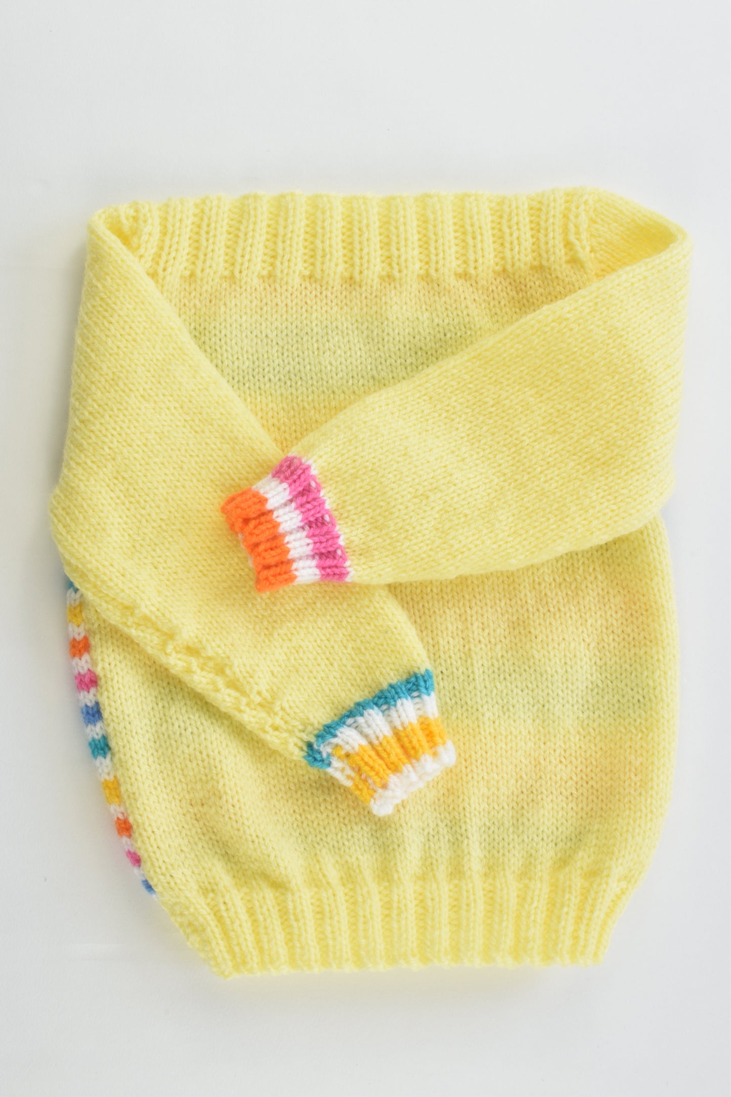 Handmade Size approx 1 Colorful Stripes Knitted Jumper