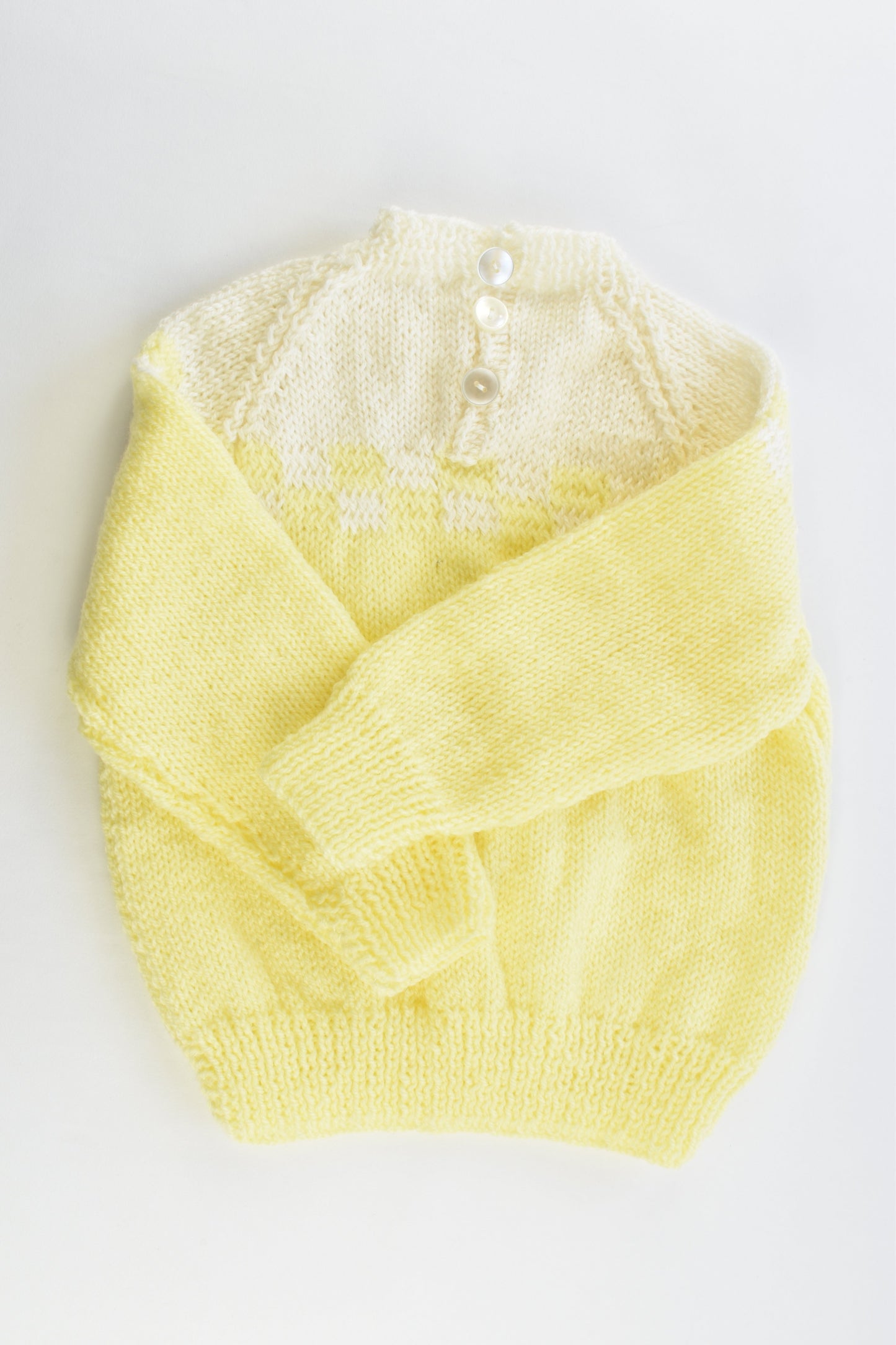 Handmade Size approx 2 Knitted Jumper