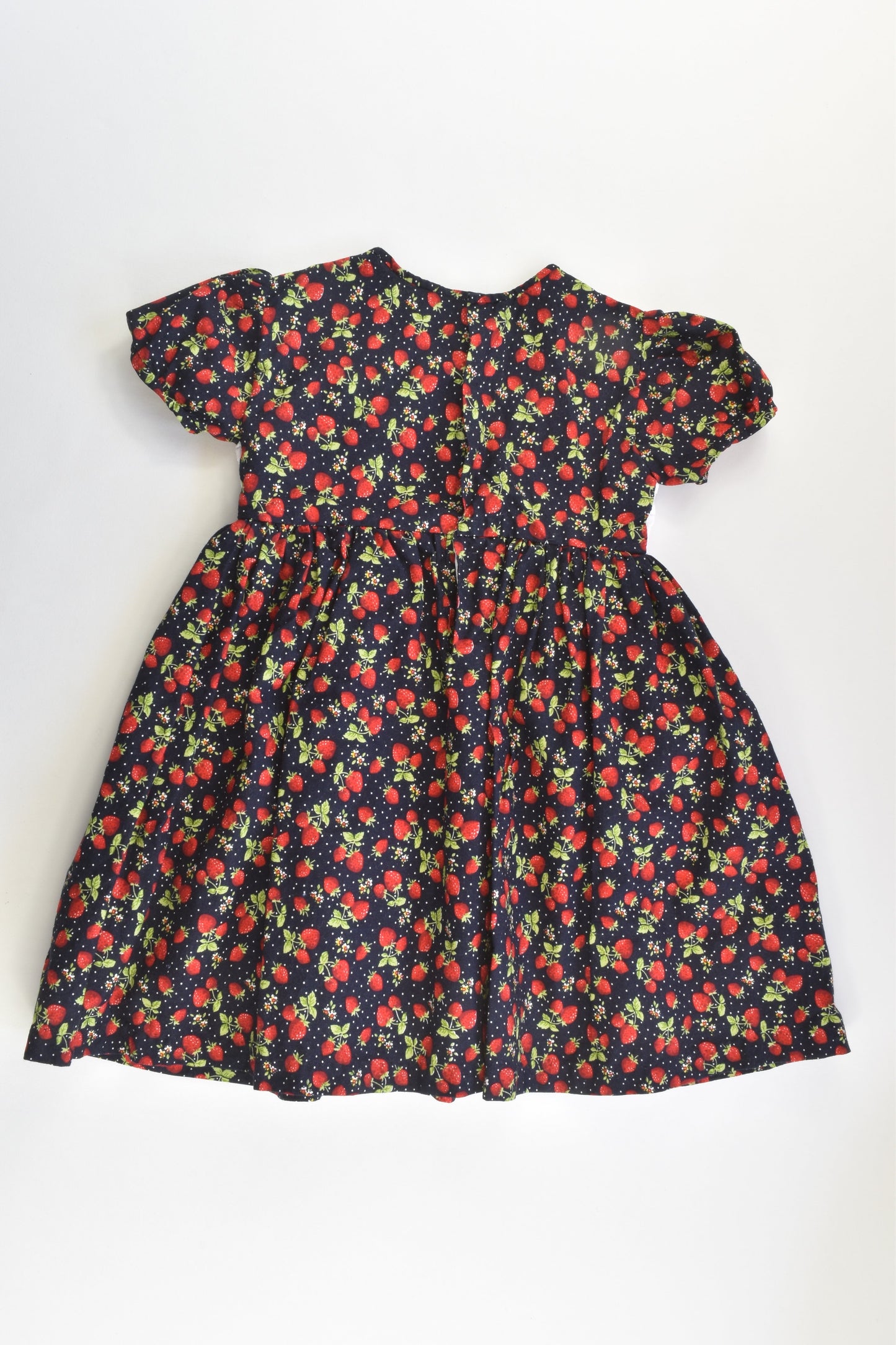 Handmade Size approx 2 Lined Strawberry Dress
