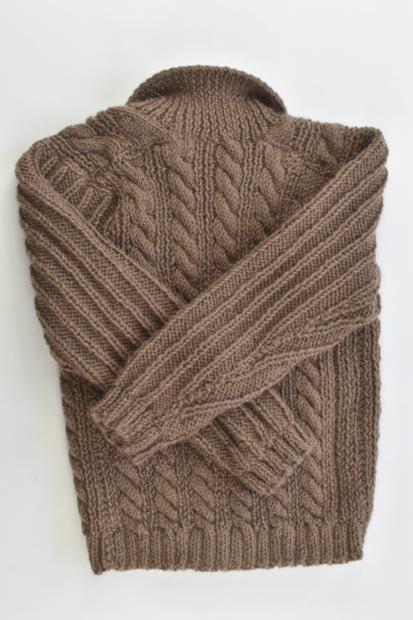 Handmade Size approx 3-4 Thick and Warm Wool Knitted Jumper